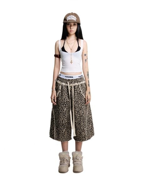  HADES RUGGED LEOPARD SHORTS 