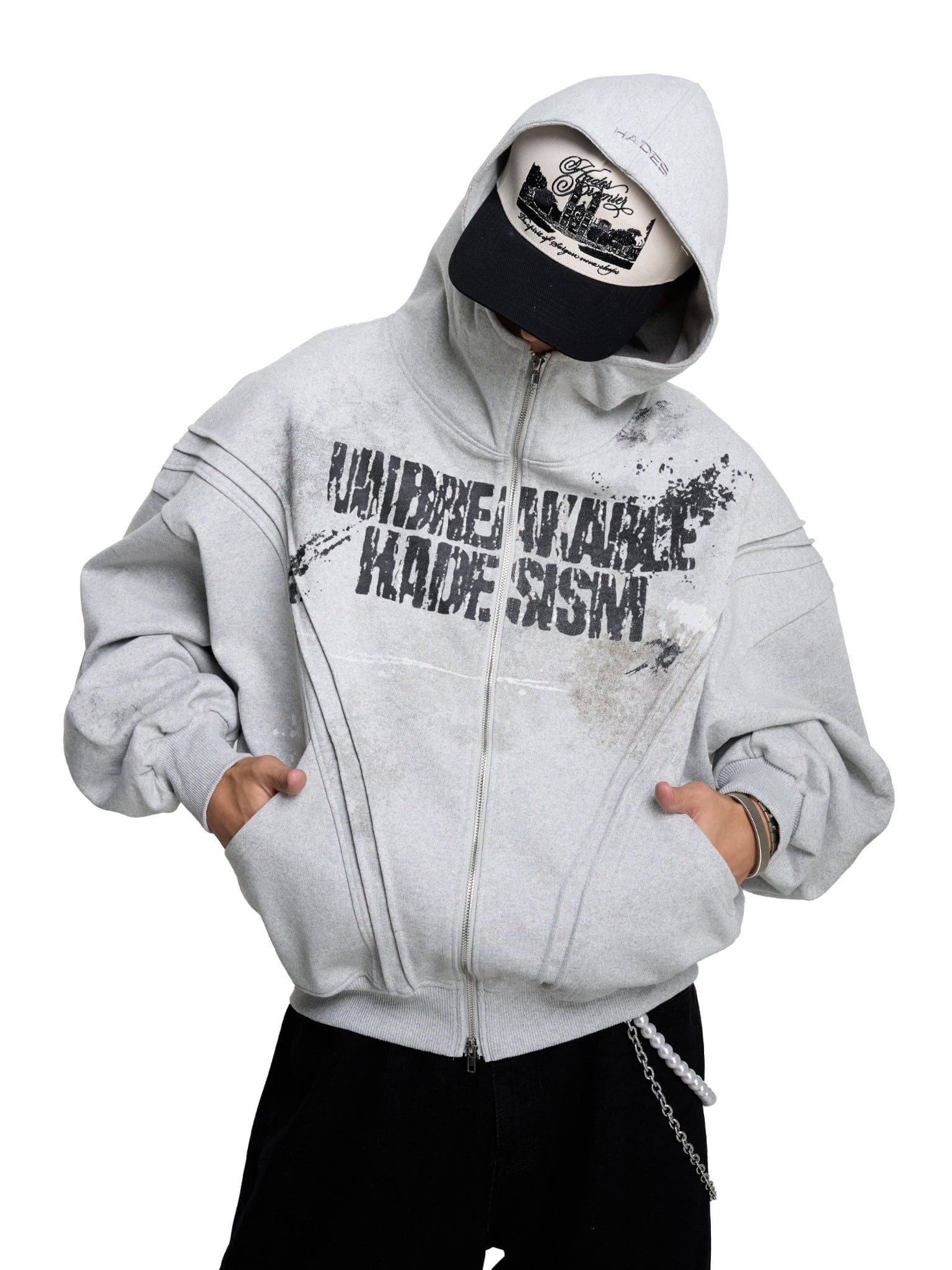  HADES ROCK SOLID ZIP HOODIE 