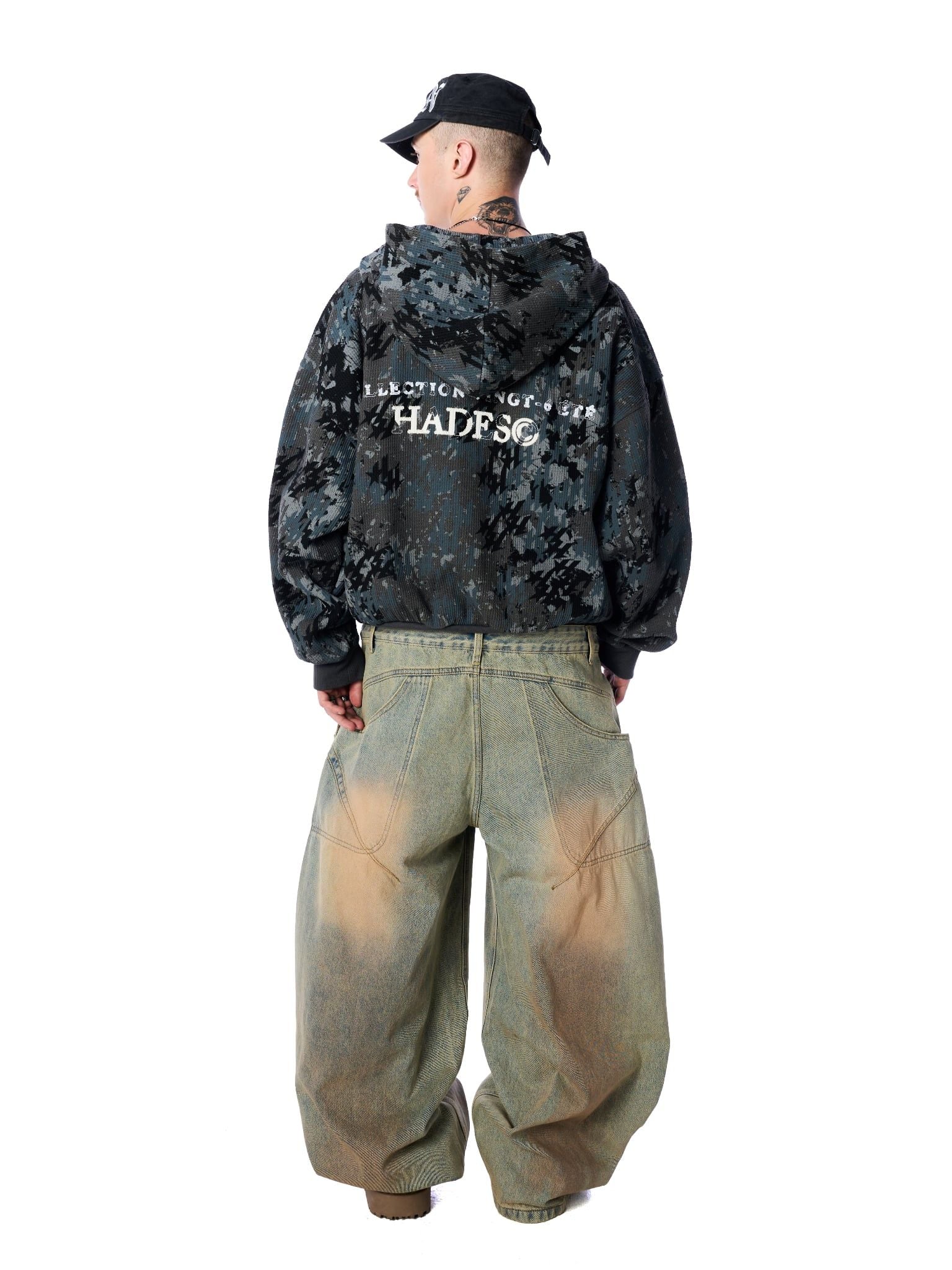  HADES STATIC NOISE ZIP HOODIE 
