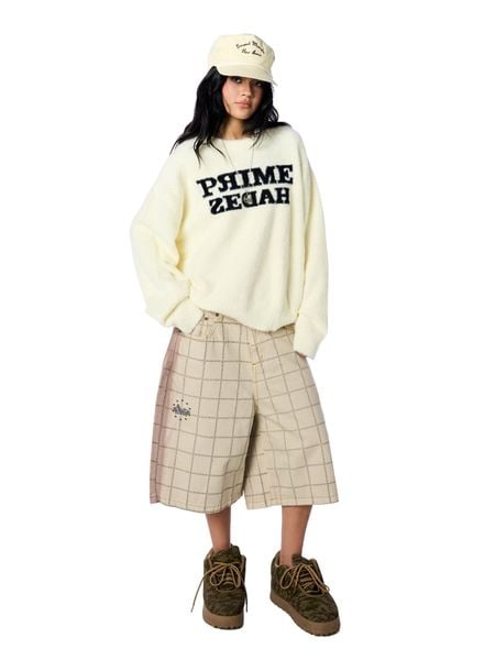  HADES MIRROR KNIT SWEATER - TAN 