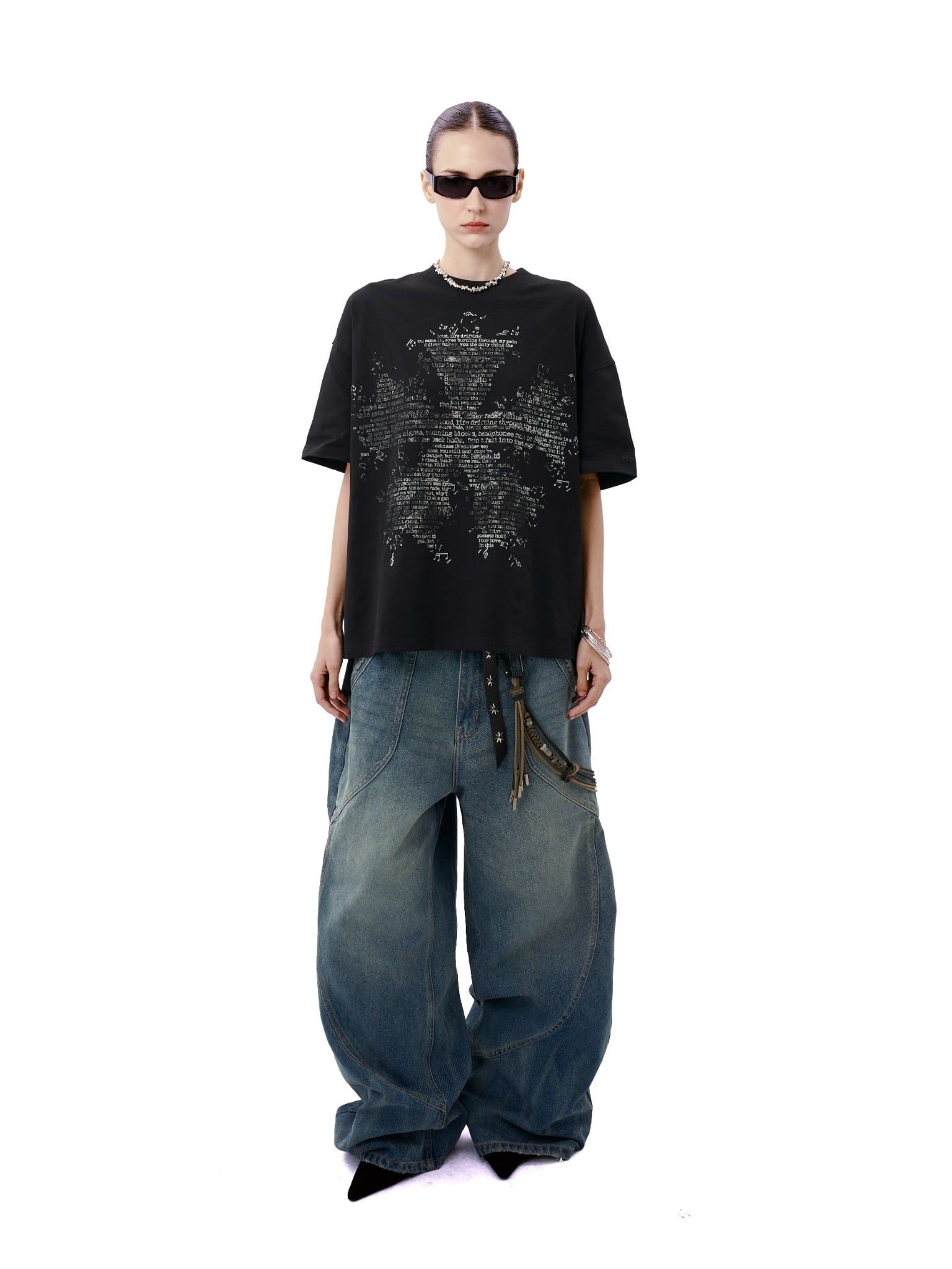  HADES STITCH WIDELEG JEANS 