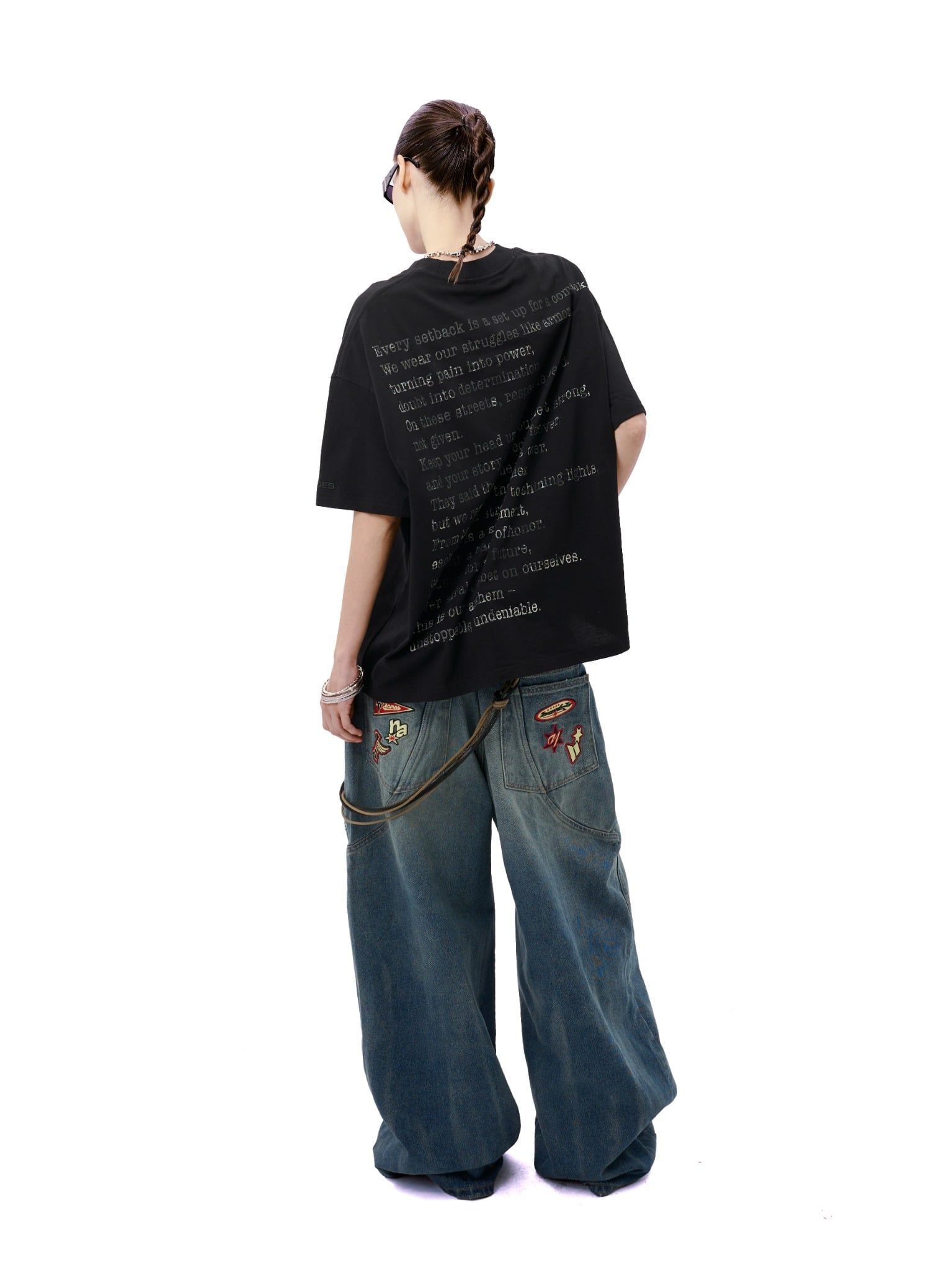  HADES STITCH WIDELEG JEANS 