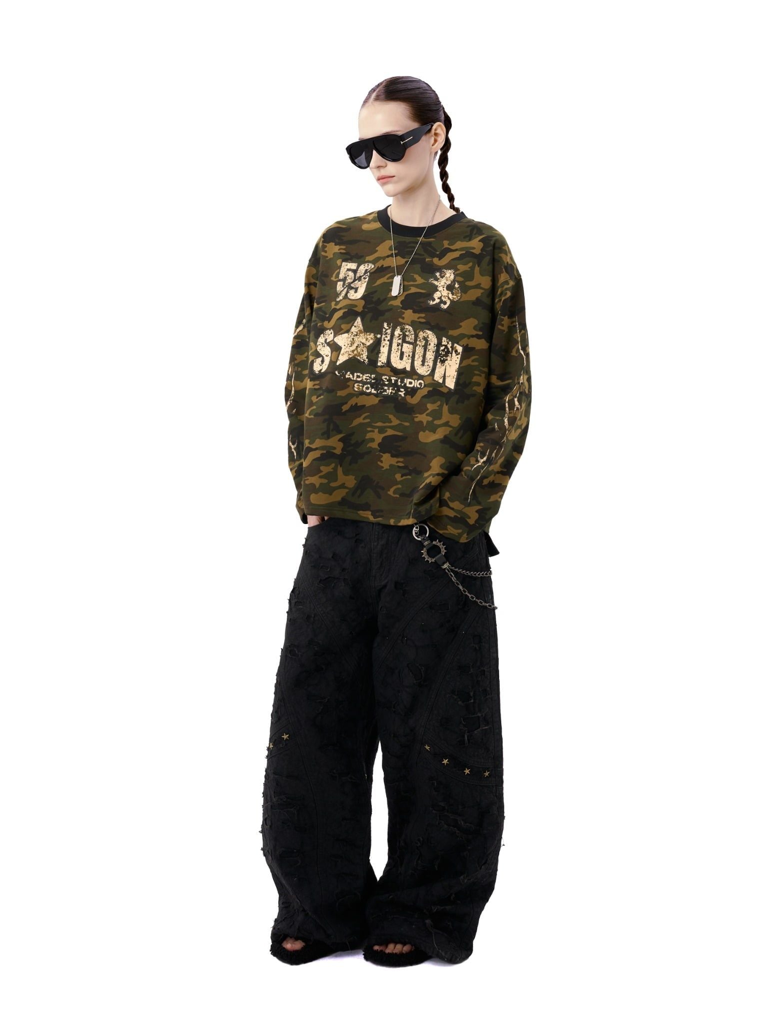  HADES TROOPER CAMO LONGSLEEVE TEE 