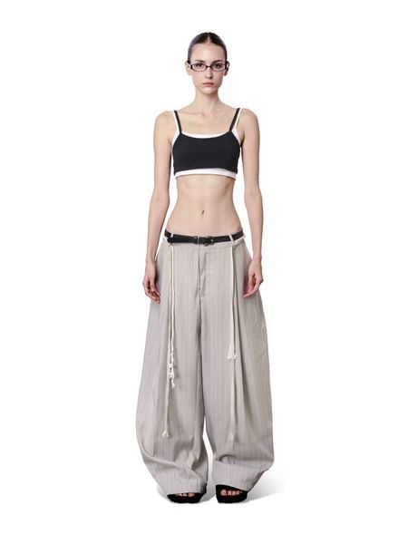  HADES BESTILO PINSTRIPE TROUSERS 