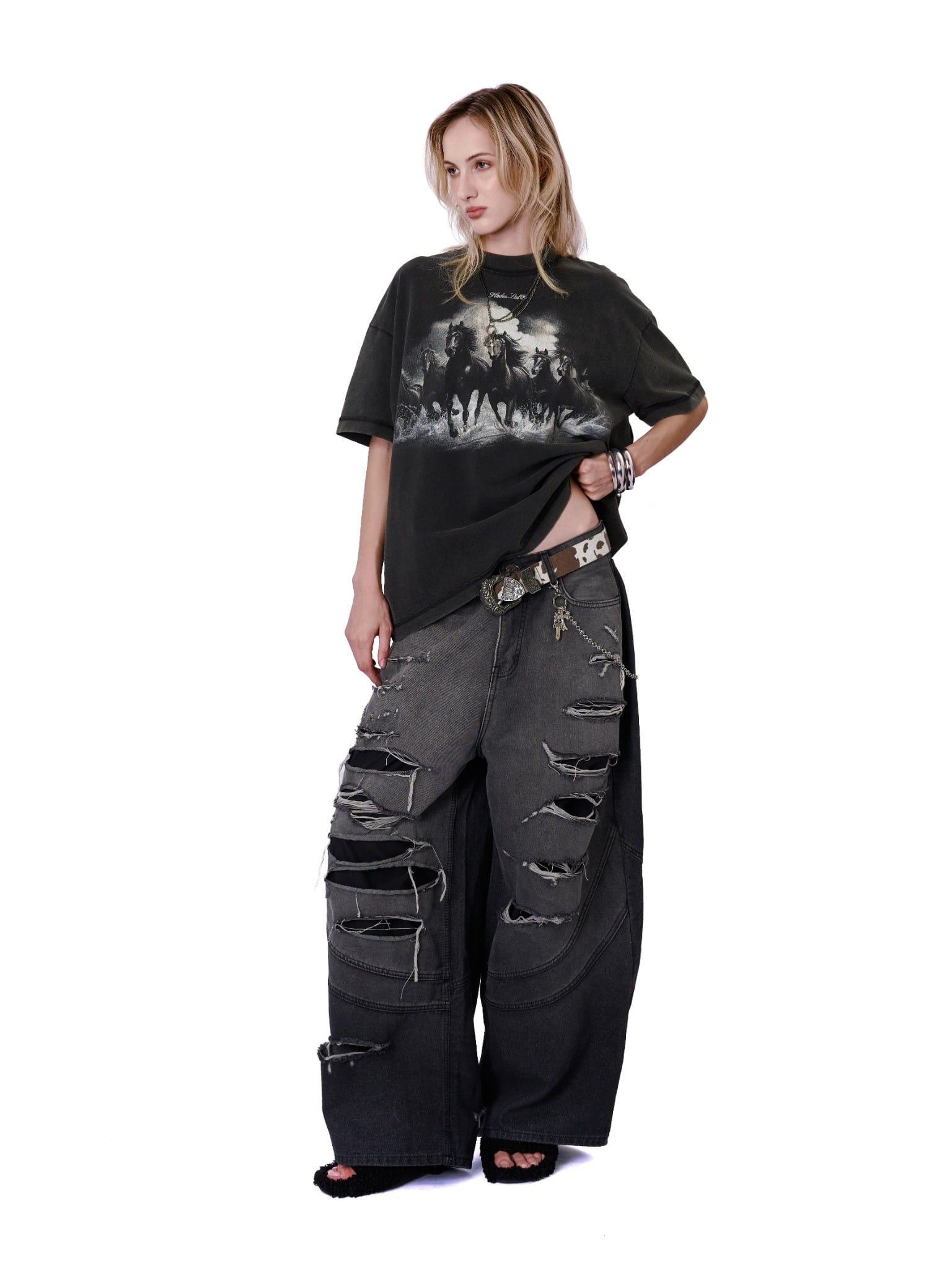  HADES BLACK STALLION TEE 