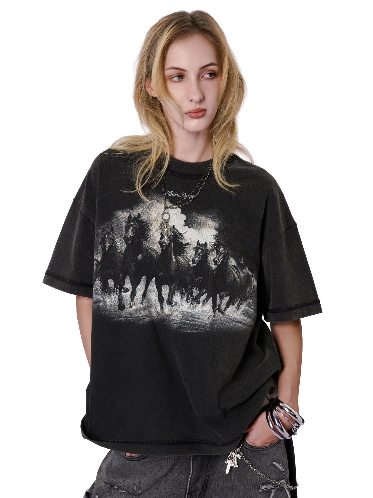  HADES BLACK STALLION TEE 