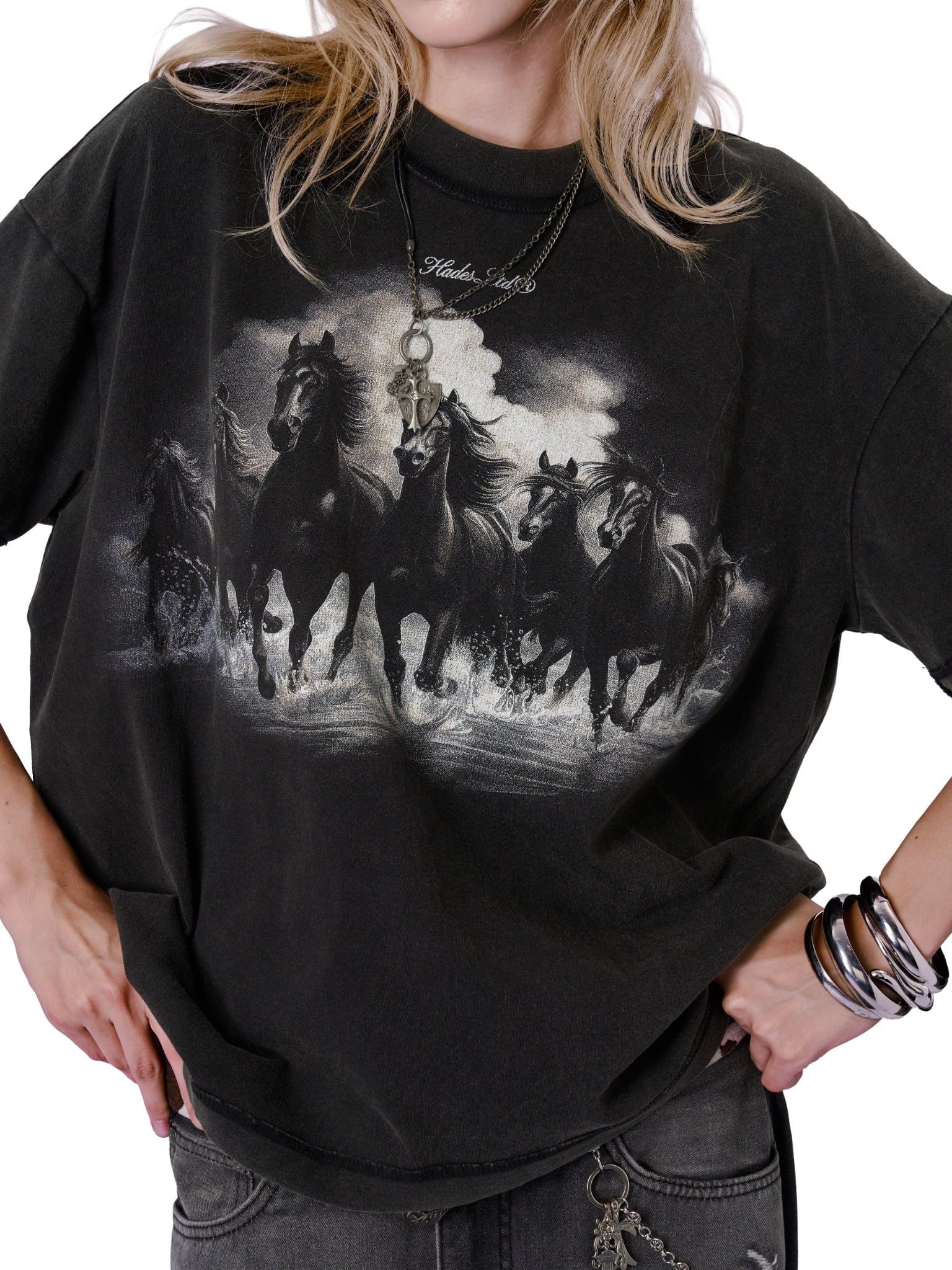 HADES BLACK STALLION TEE 
