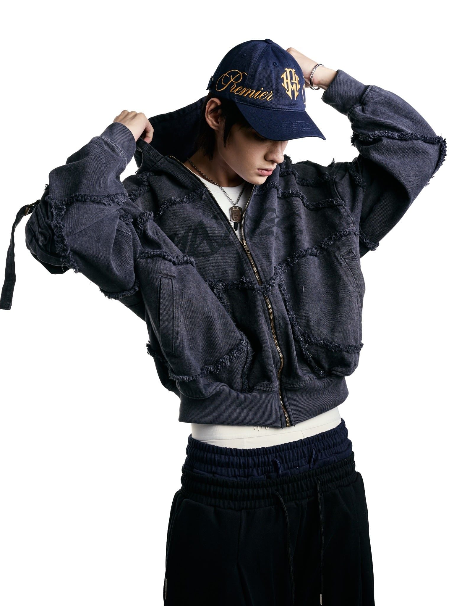 HADES INDUSRTRIAL EDGE HOODIE - GREY 