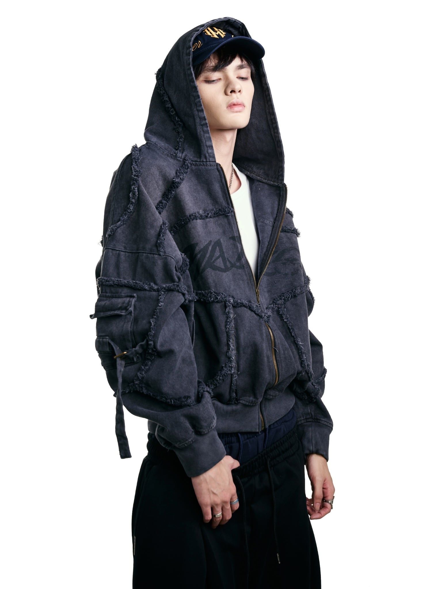  HADES INDUSRTRIAL EDGE HOODIE - GREY 
