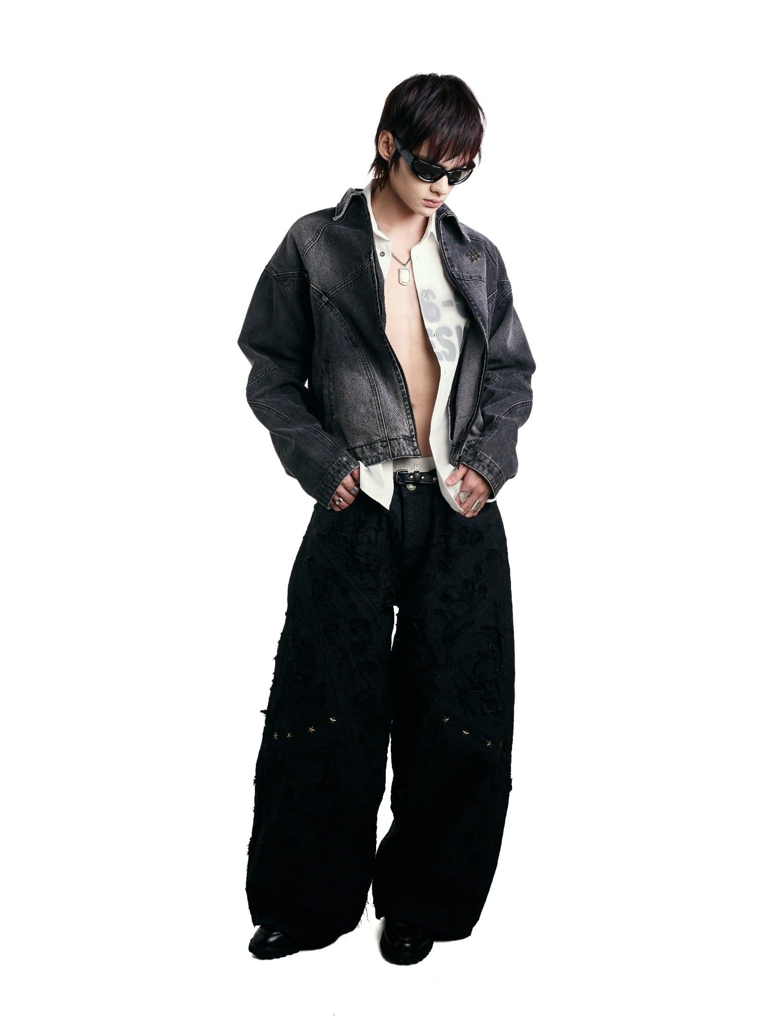  HADES WASHED MATRIX JACKET 