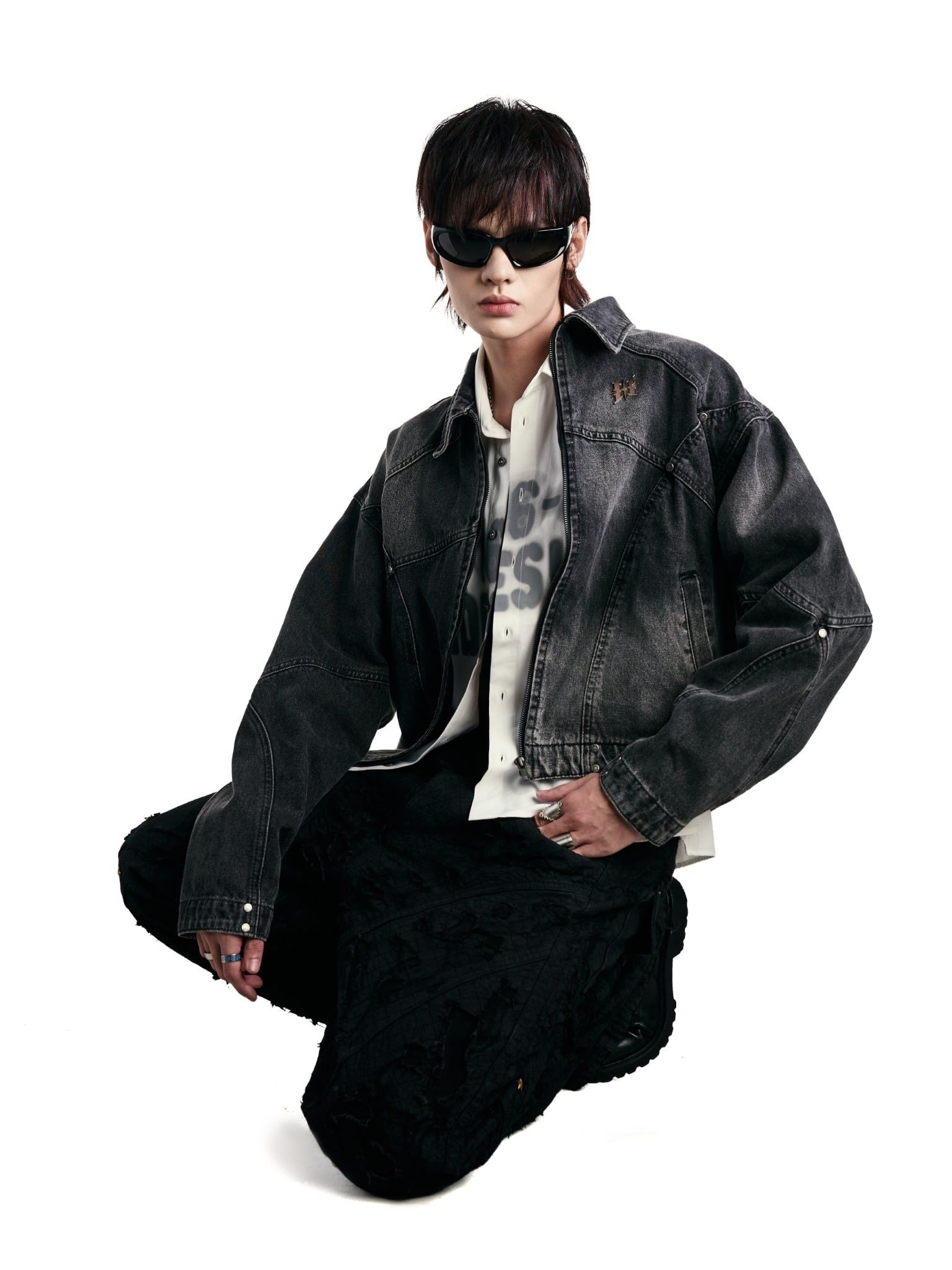  HADES WASHED MATRIX JACKET 