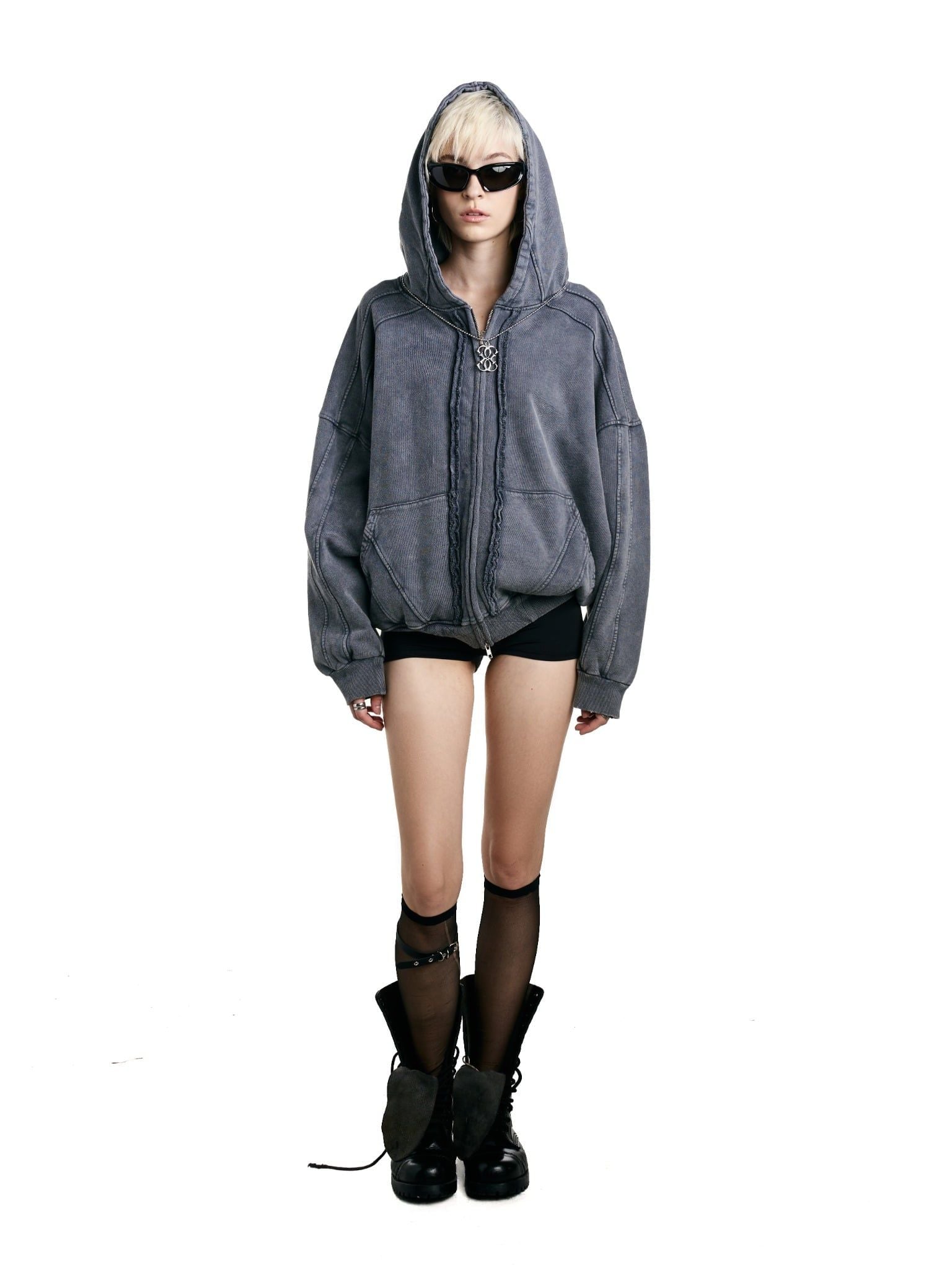  HADES BLOOM ZIP HOODIE 