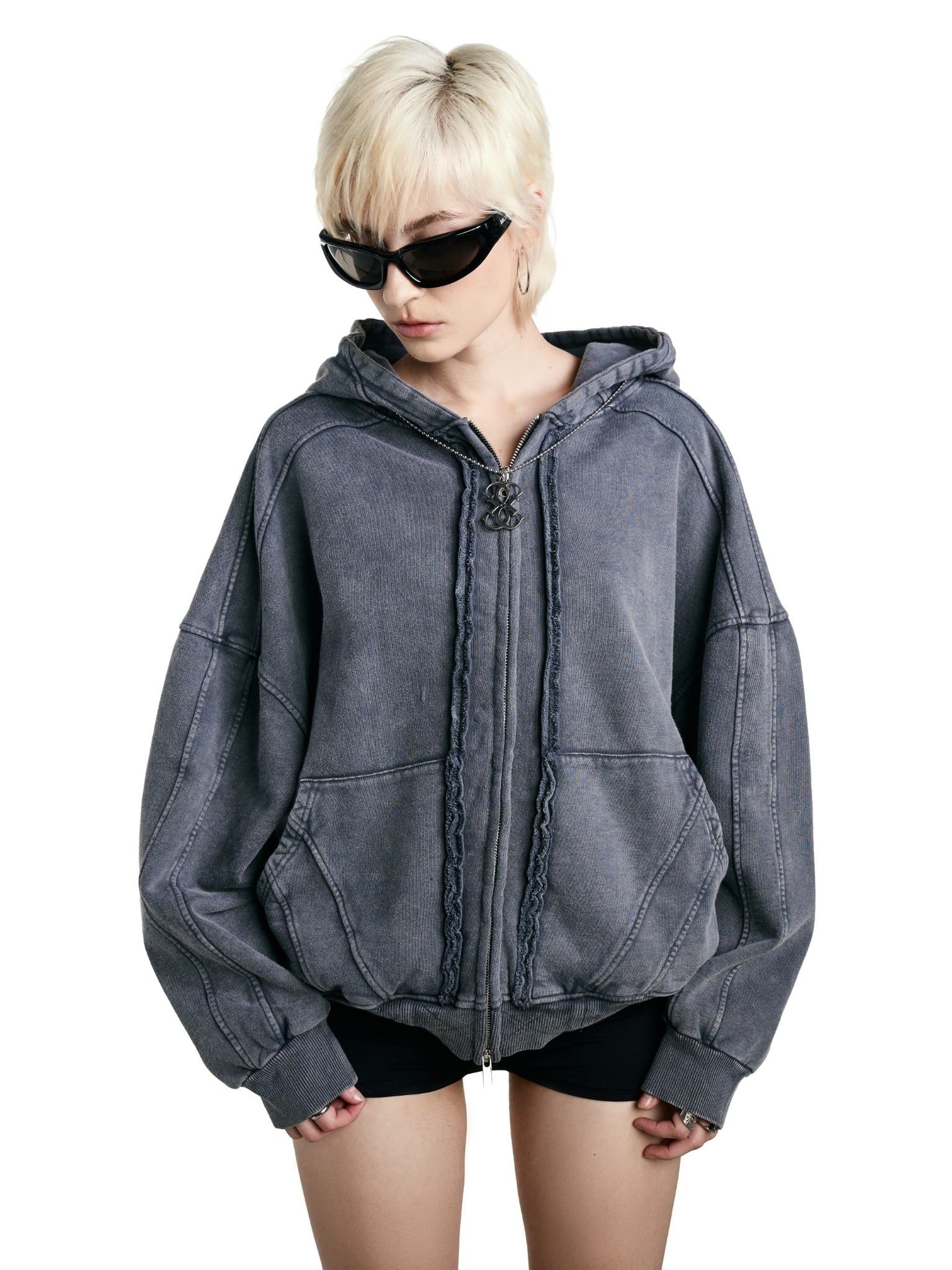  HADES BLOOM ZIP HOODIE 