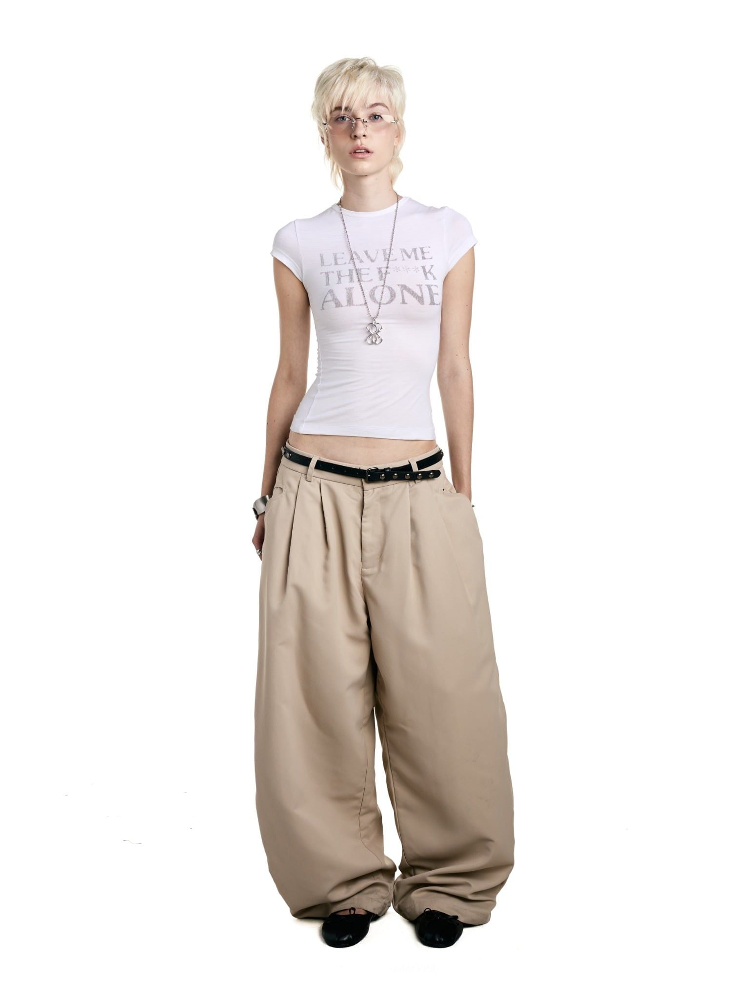  HADES TIMELESS WIDE-LED PANTS - TAN 