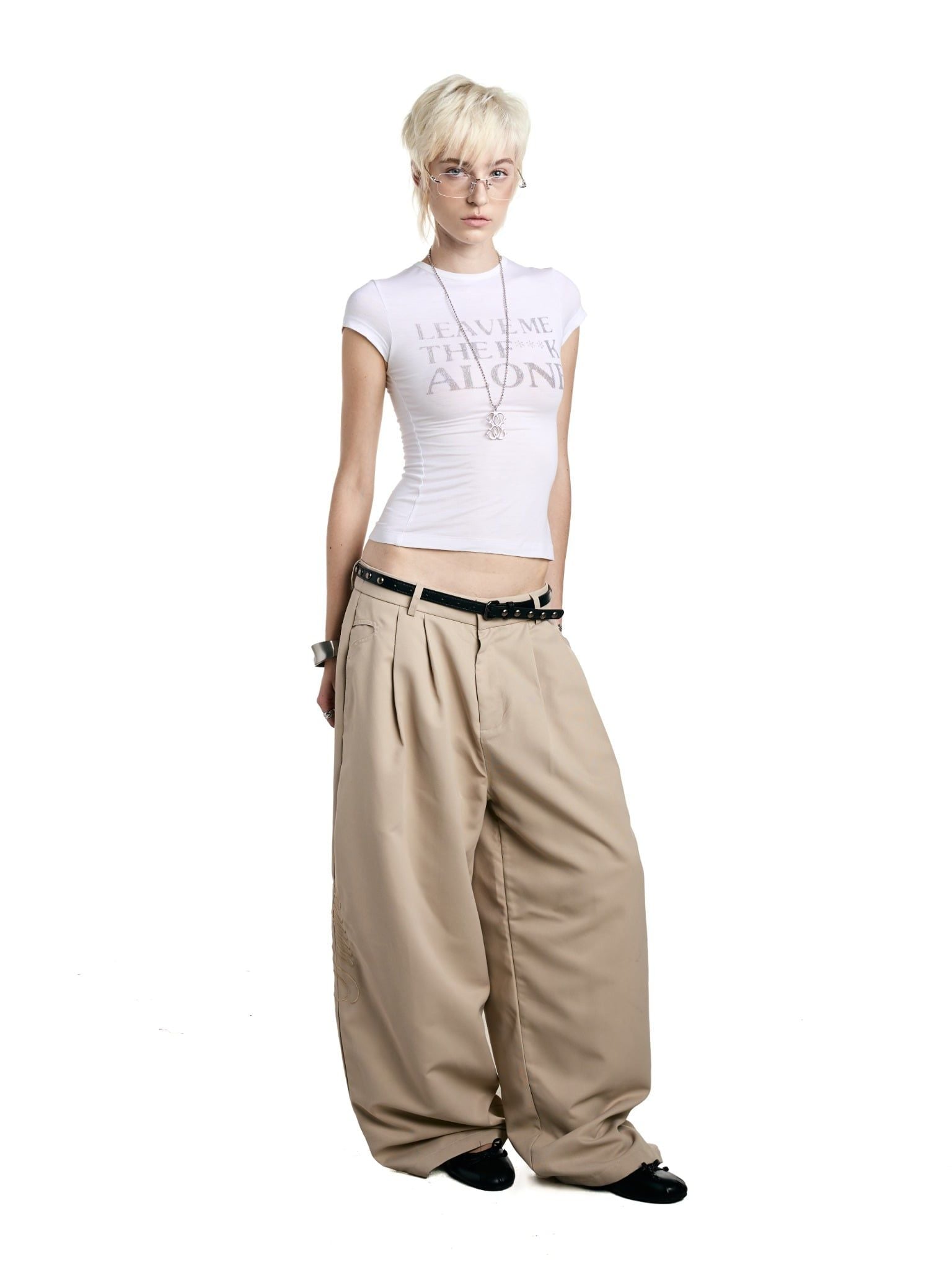  HADES TIMELESS WIDE-LED PANTS - TAN 
