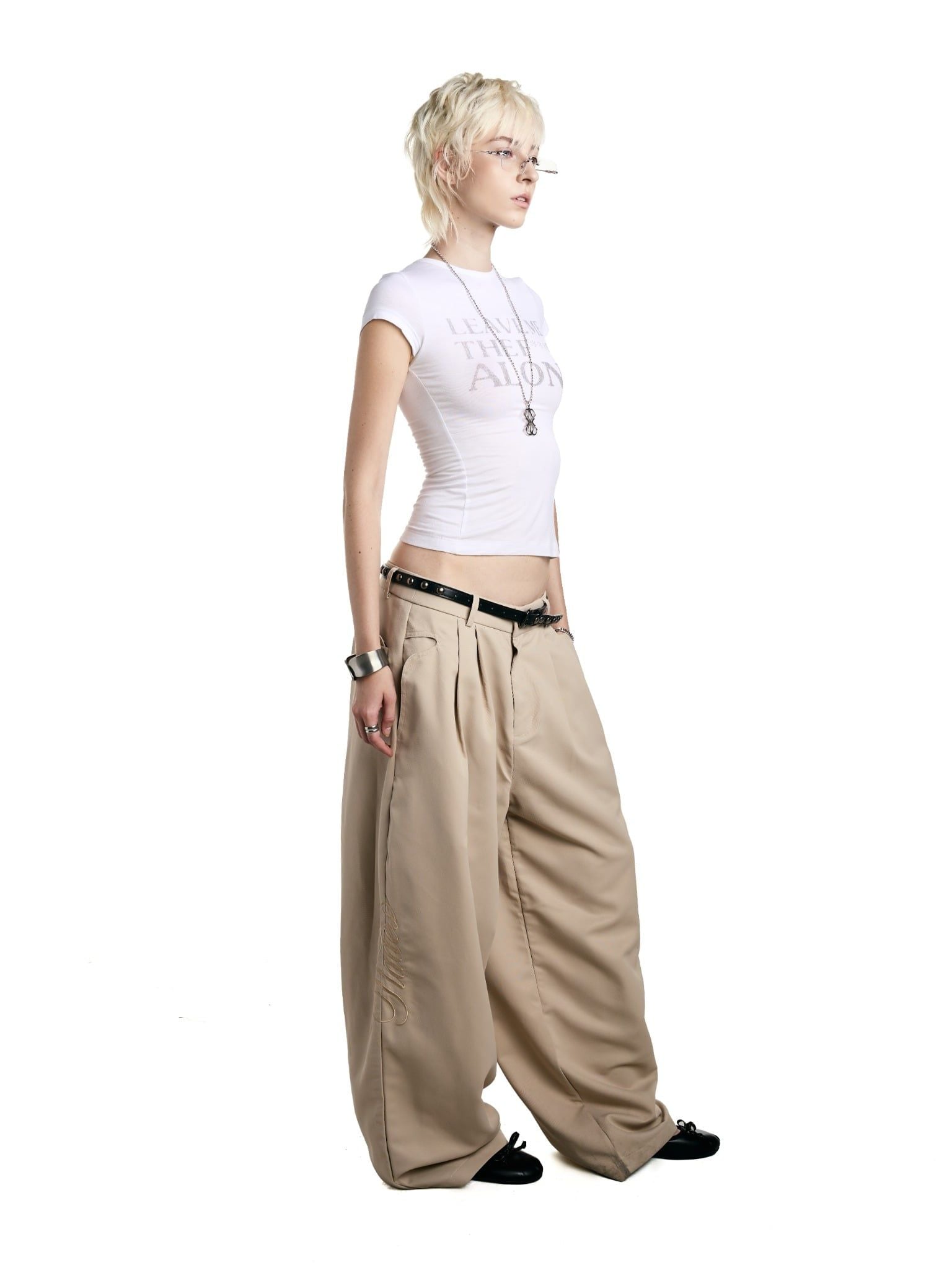  HADES TIMELESS WIDE-LED PANTS - TAN 