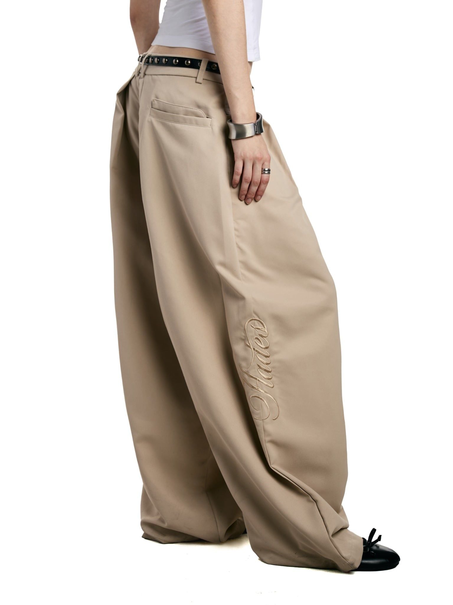  HADES TIMELESS WIDE-LED PANTS - TAN 