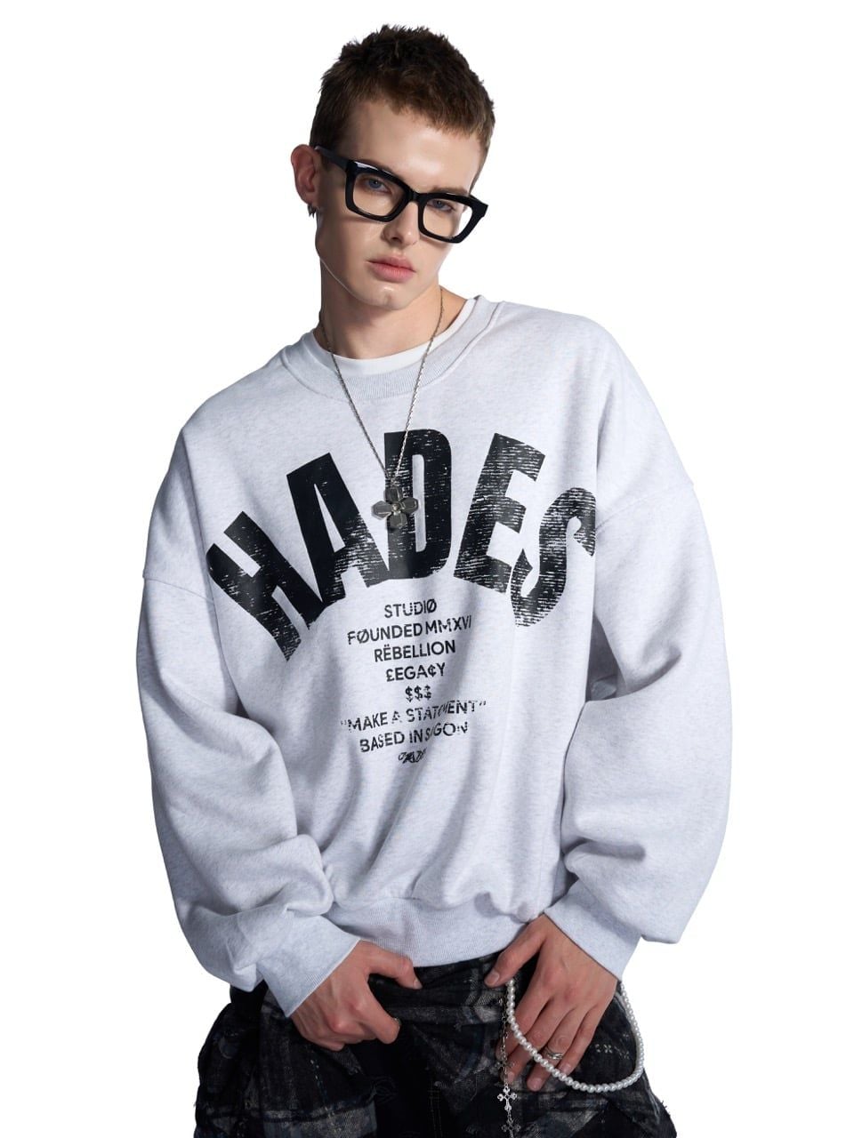  HADES OG SWEATER - GREY 