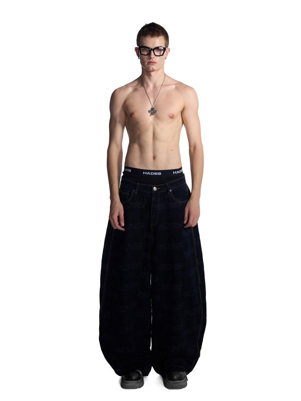  HADES REPEAT SCRIPT LOOSEFIT JEANS 