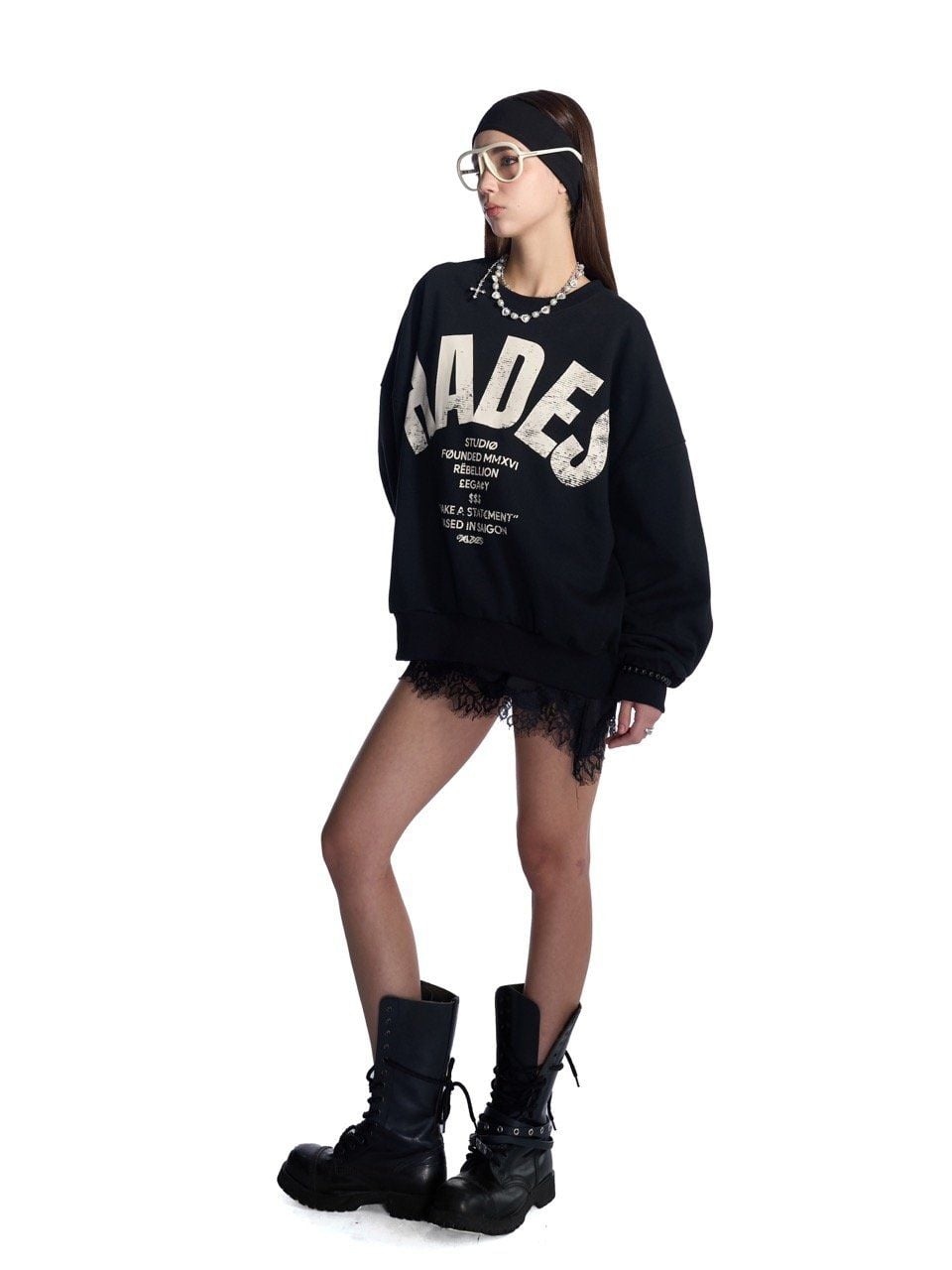  HADES OG SWEATER - BLACK 