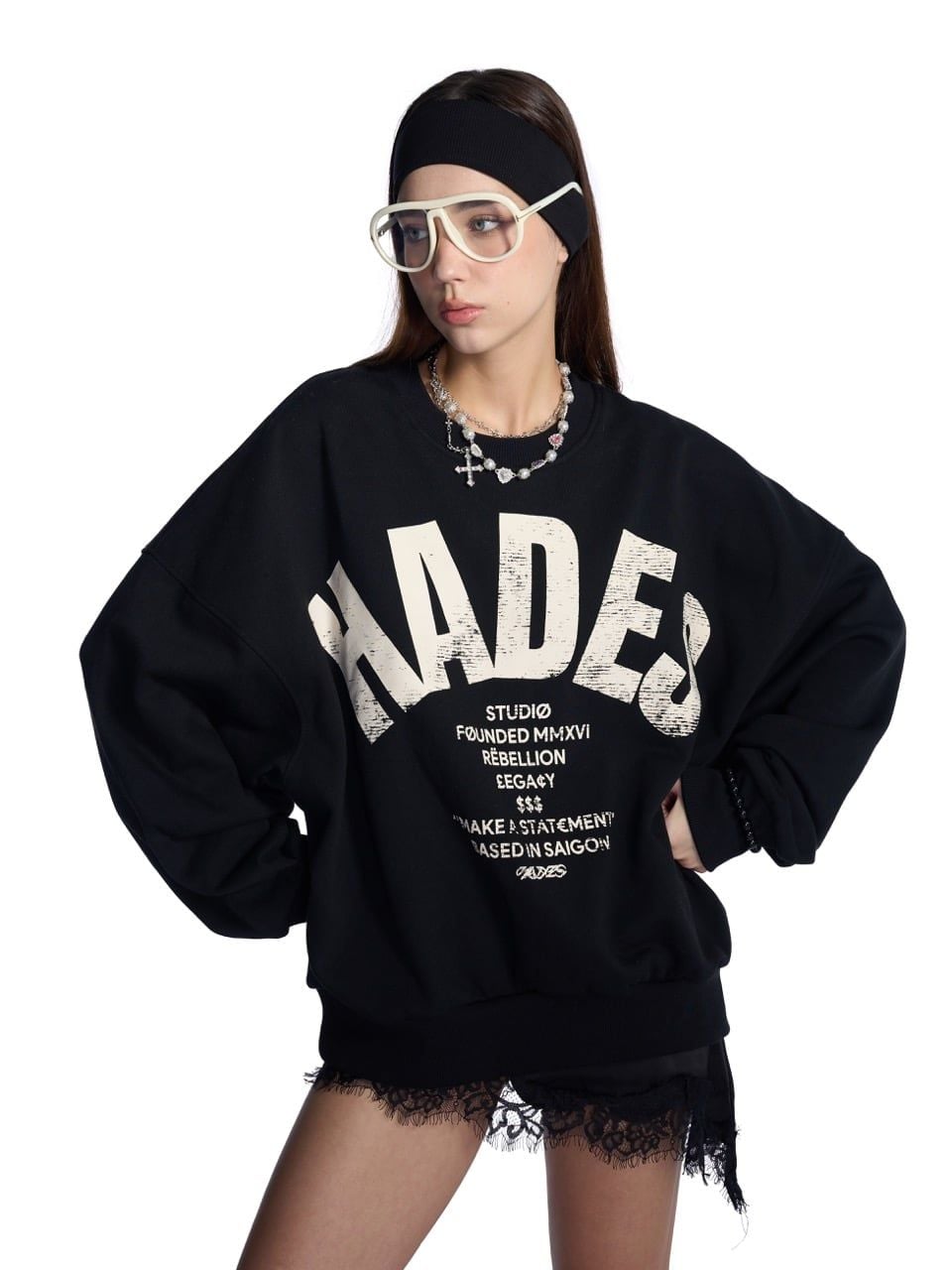  HADES OG SWEATER - BLACK 