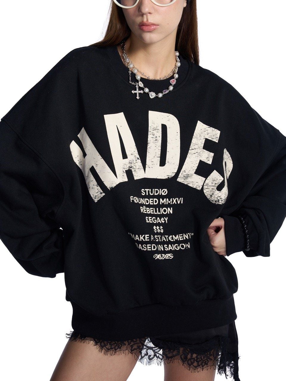  HADES OG SWEATER - BLACK 