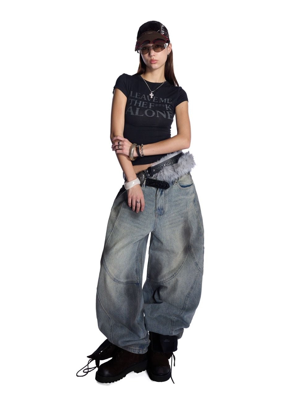  HADES NO ENTRY TEE - BLACK 