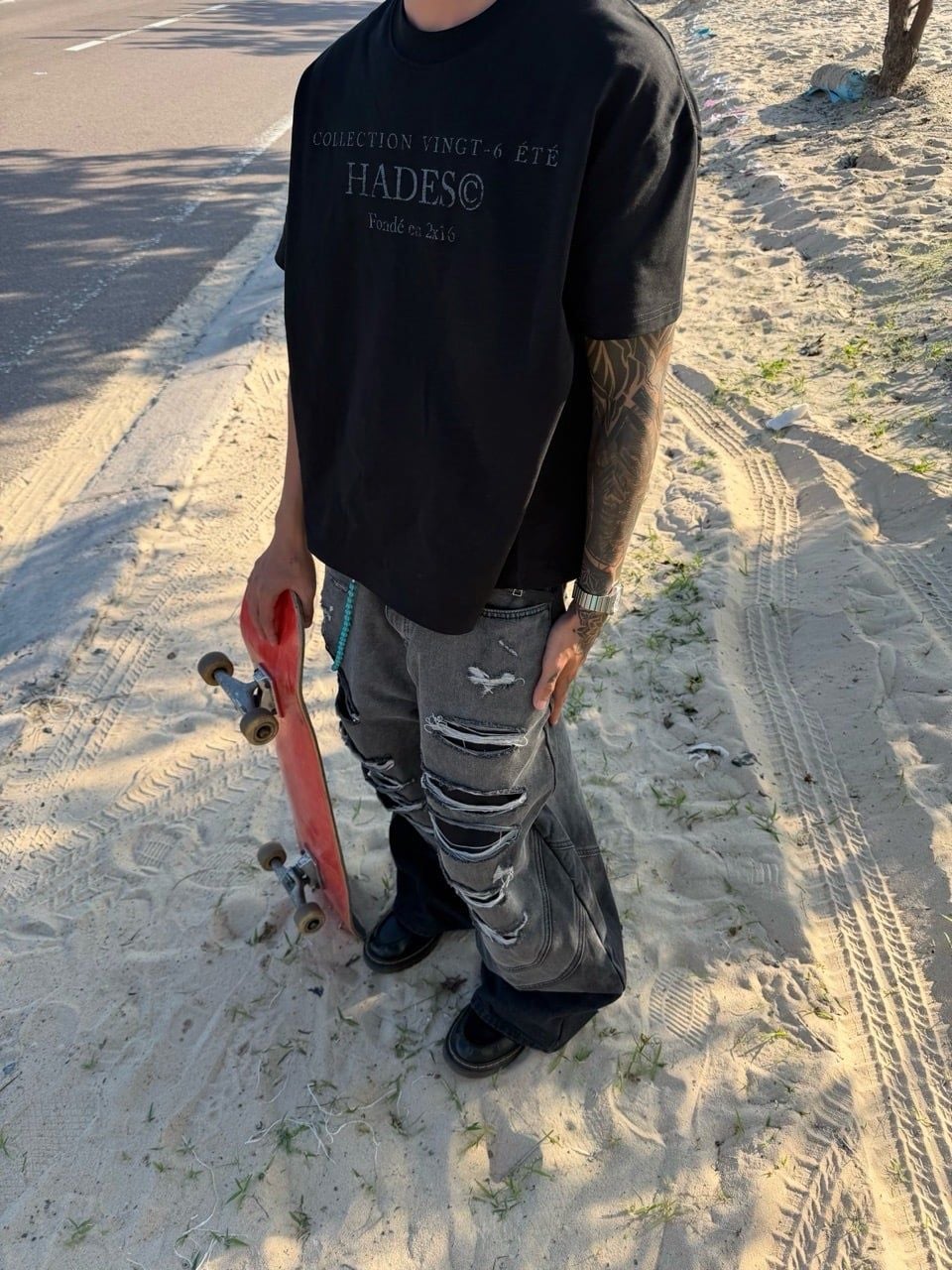  HADES ETE CLUB TEE - BLACK 