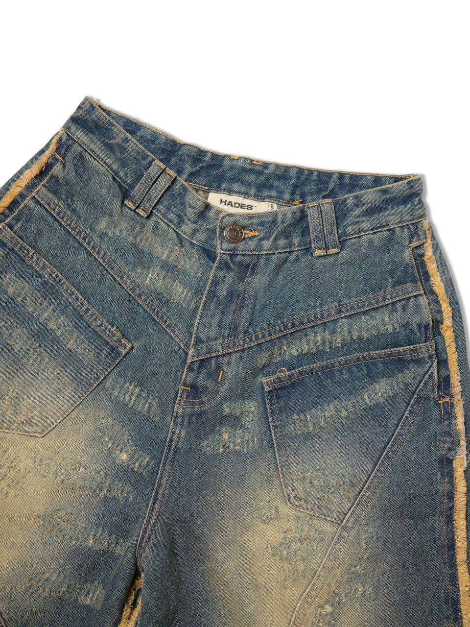 HADES GROOVY WASH JEAN SHORTS 