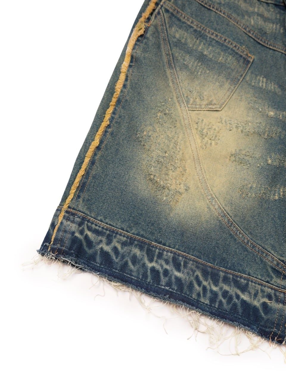  HADES GROOVY WASH JEAN SHORTS 