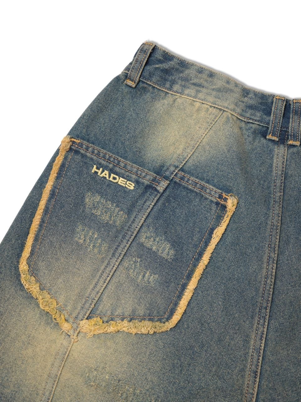  HADES GROOVY WASH JEAN SHORTS 