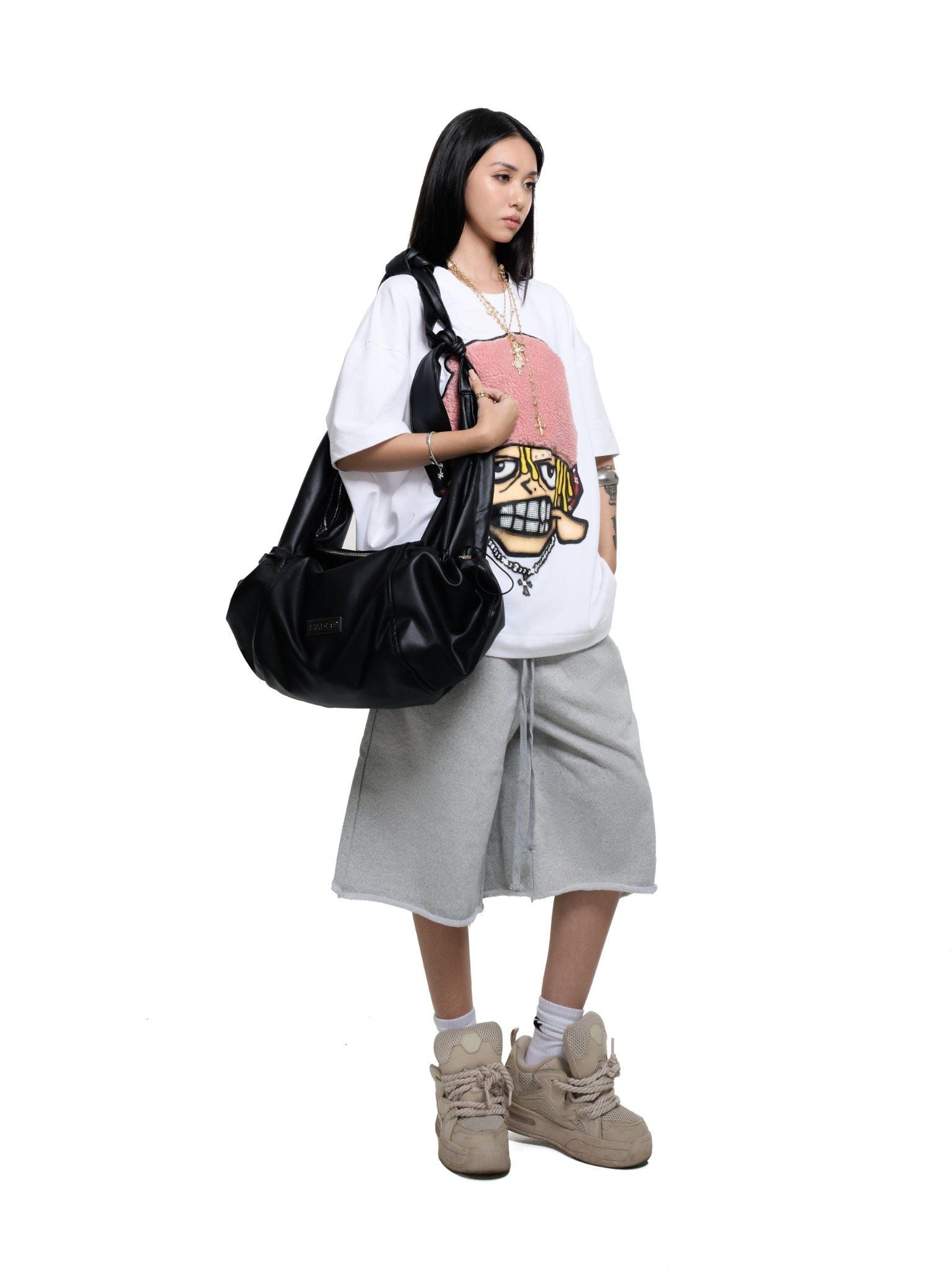  HADES FLUFFY GRILL TEE - WHITE 