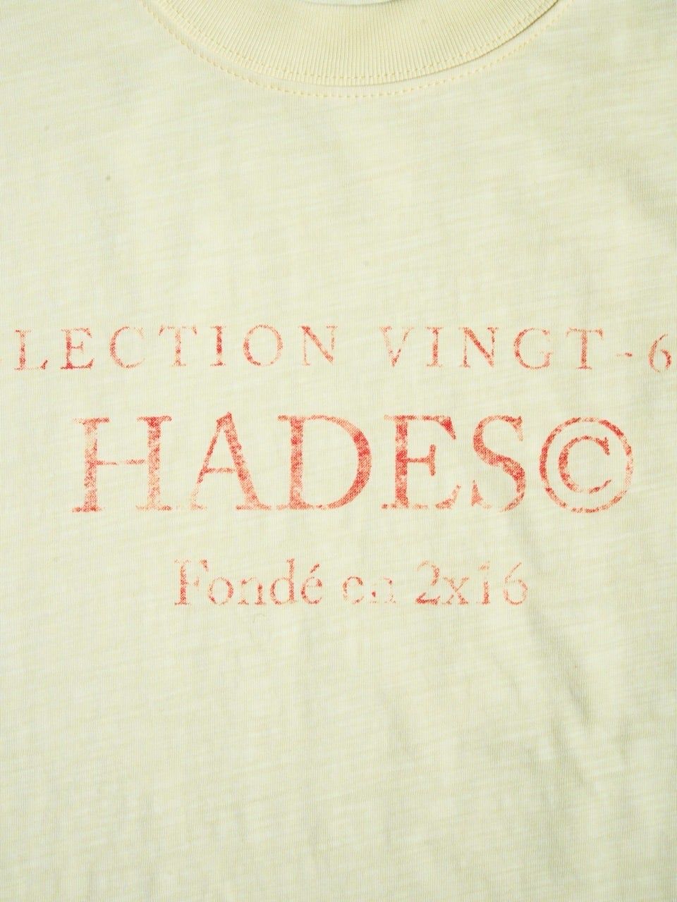  HADES ETE CLUB TEE - YELLOW 