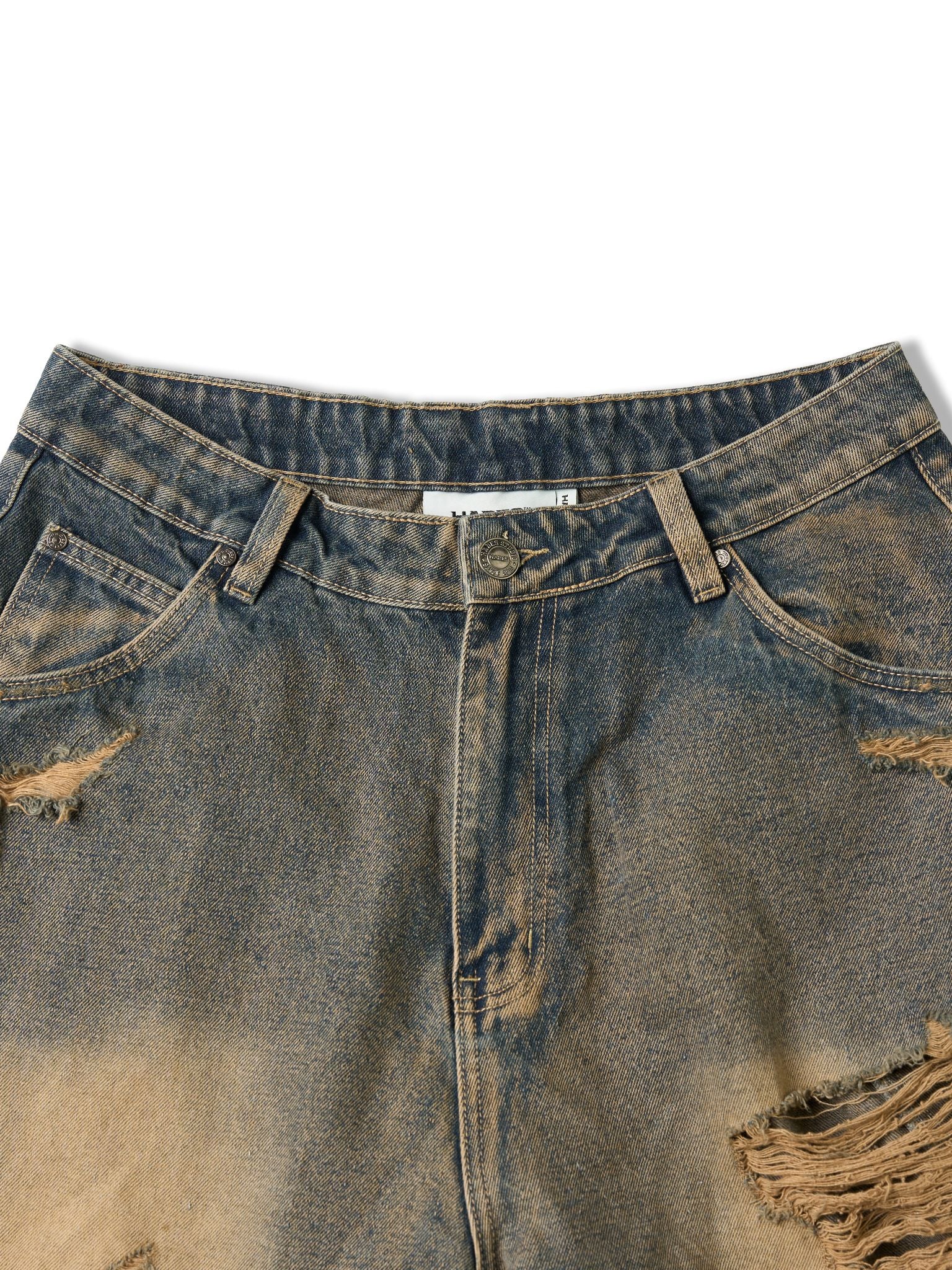  HADES GRUNGE RIOT DENIM PANTS 