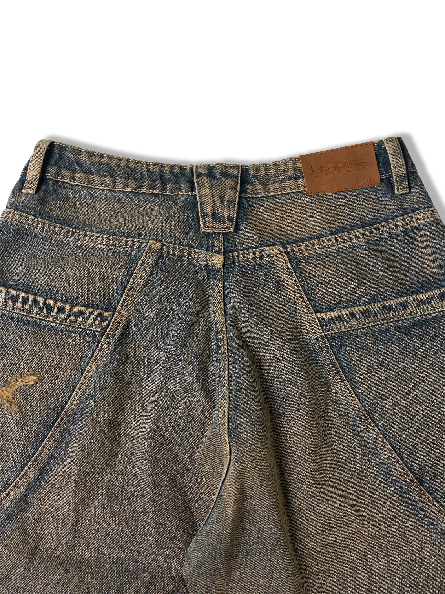  HADES GRUNGE RIOT DENIM PANTS 
