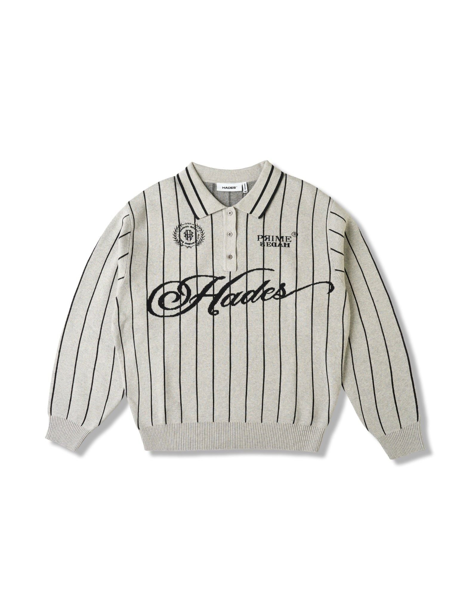  HADES CLASSIC POLO KNIT - GREY 
