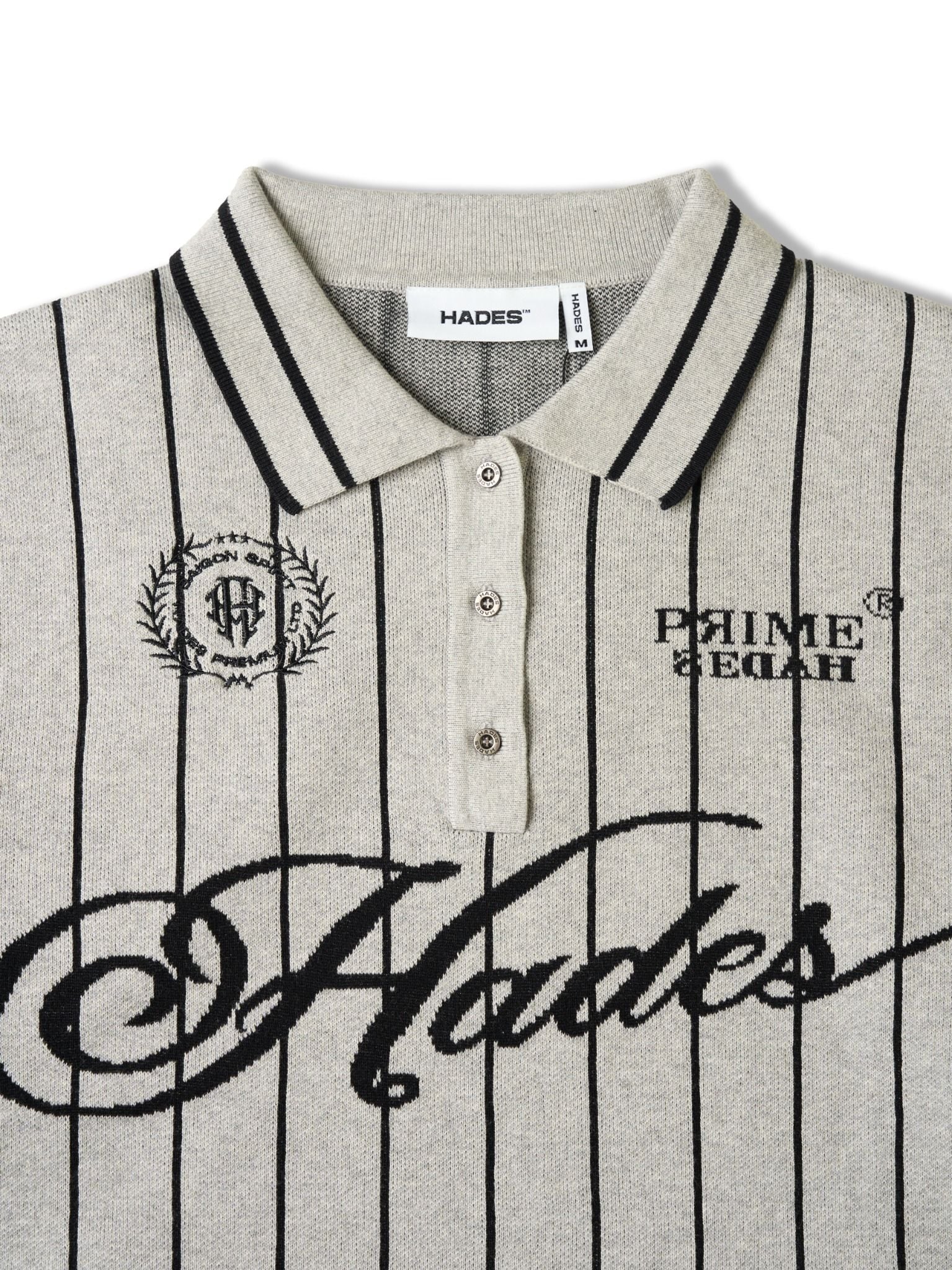  HADES CLASSIC POLO KNIT - GREY 