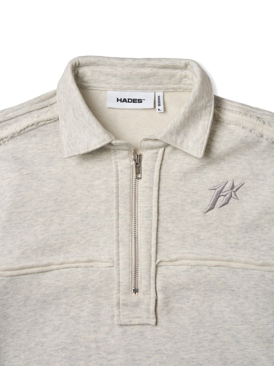  HADES QUATER ZIP LONGSLEEVE POLO 