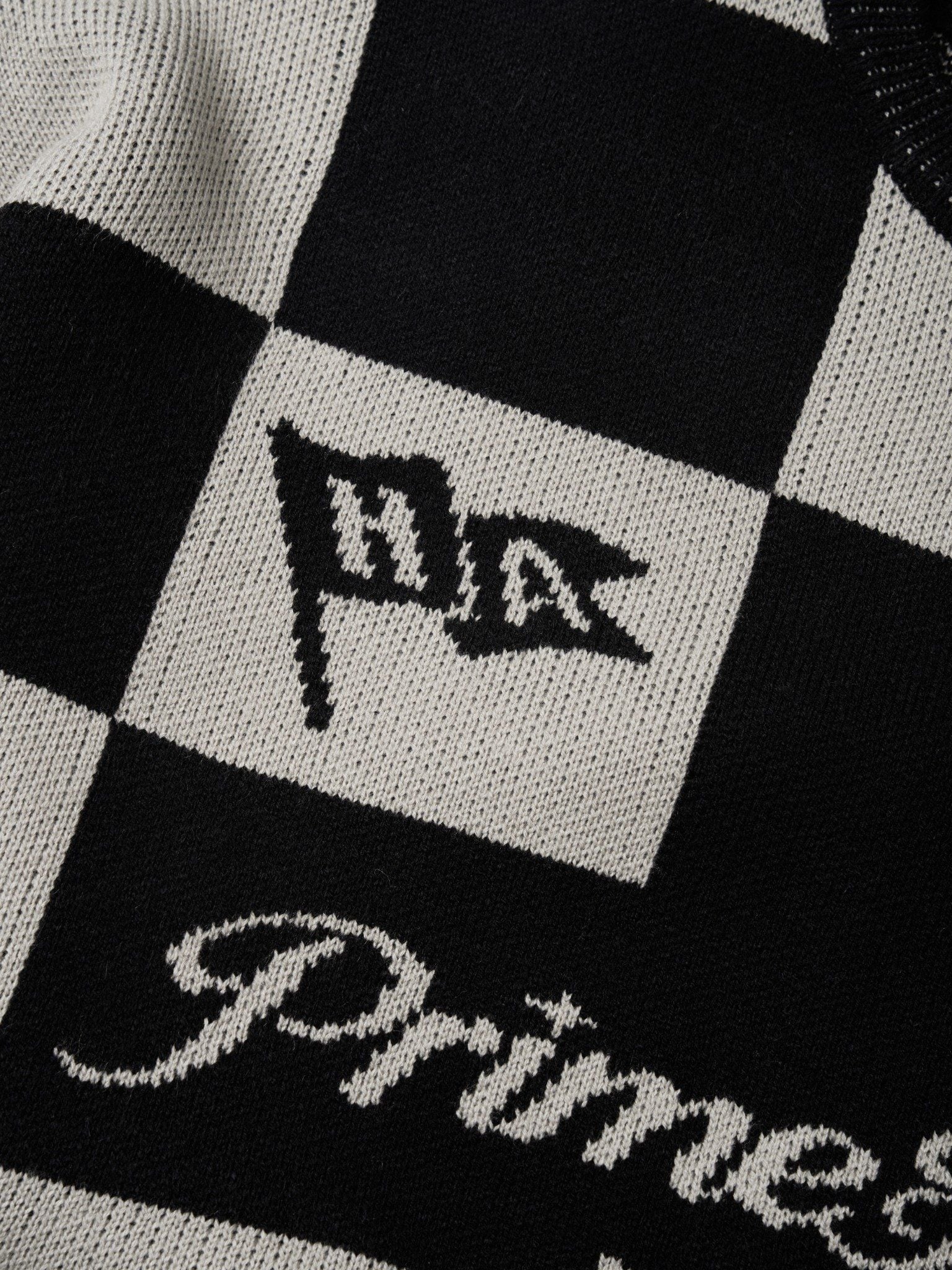  HADES DUAL TONE CHECKER SWEATER 