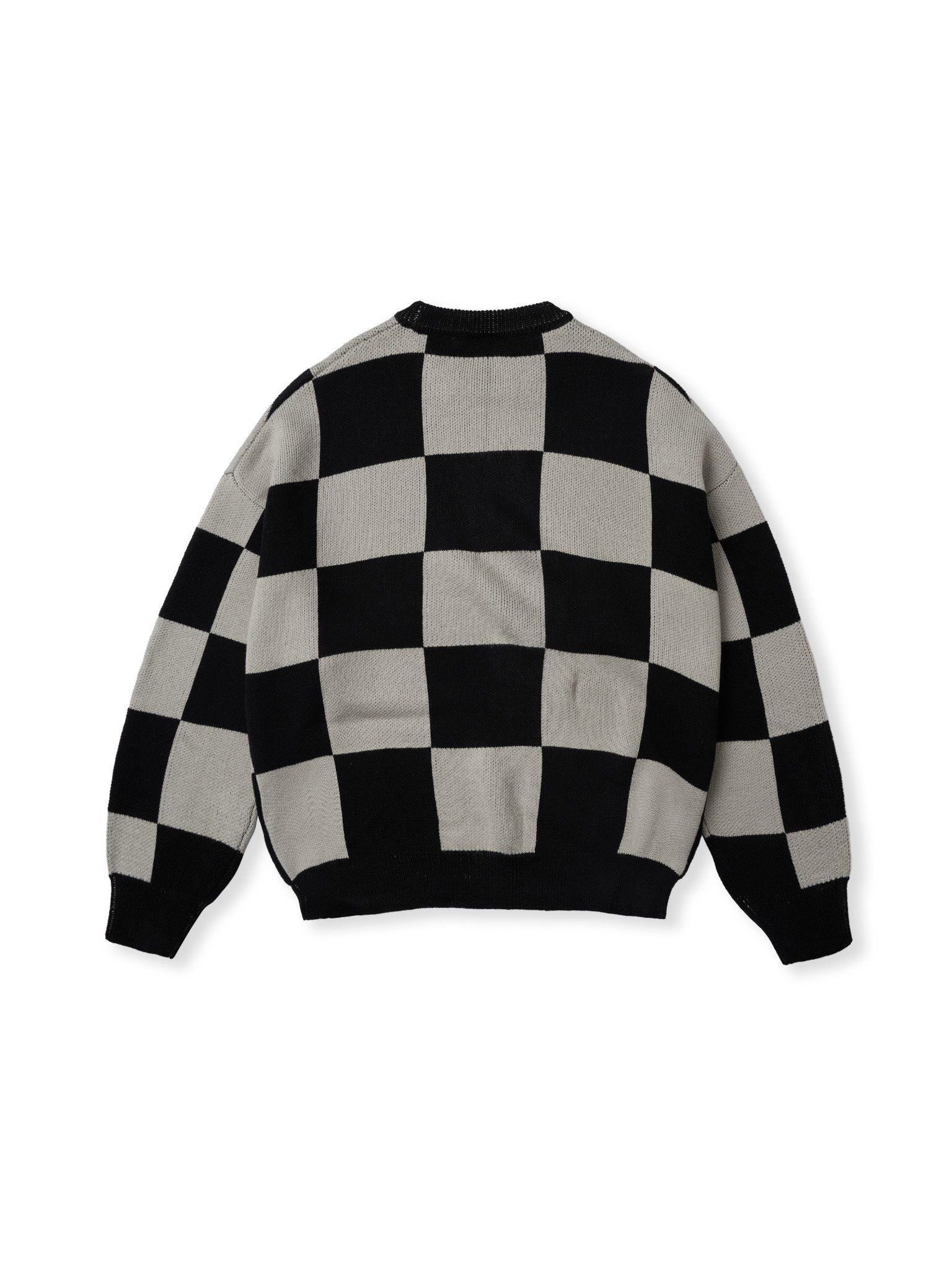  HADES DUAL TONE CHECKER SWEATER 
