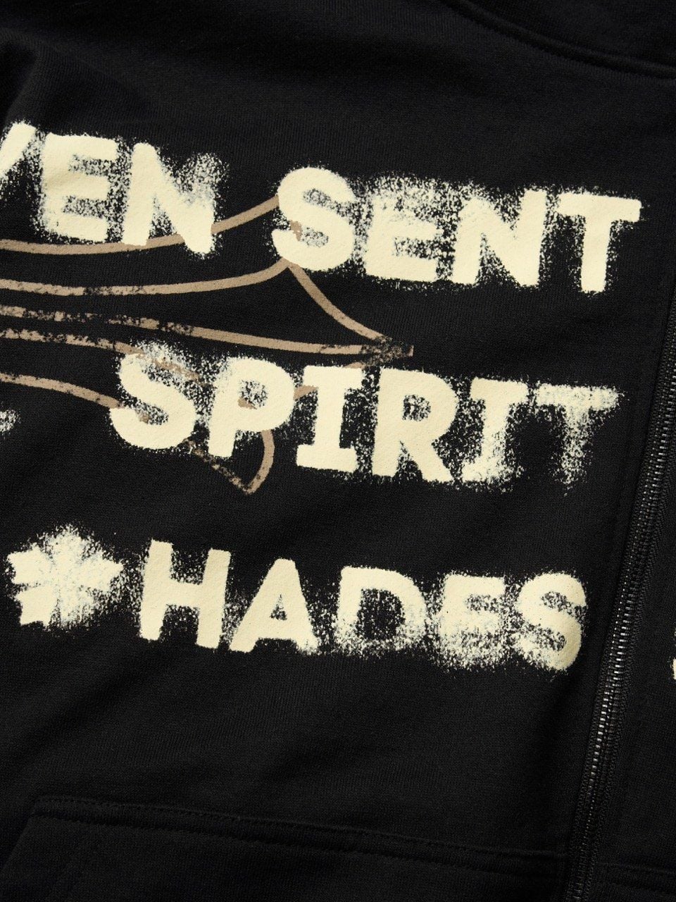 HADES HEAVEN’S CALL HOODIE ZIP - BLACK 