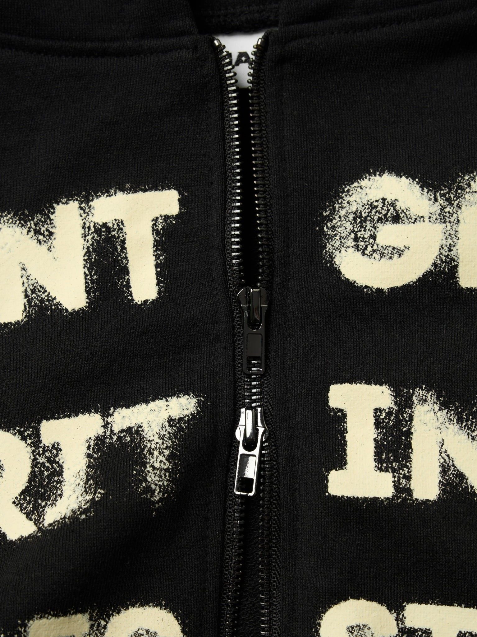  HADES HEAVENS CALL HOODIE ZIP - BLACK 