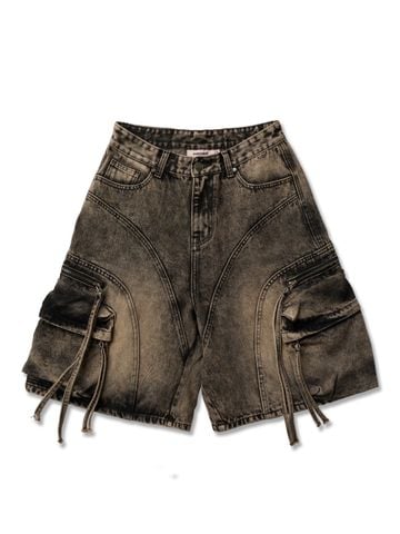  HADES BERMUDE WASH JEAN SHORTS 
