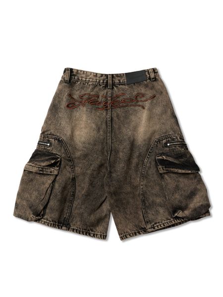  HADES BERMUDE WASH JEAN SHORTS 