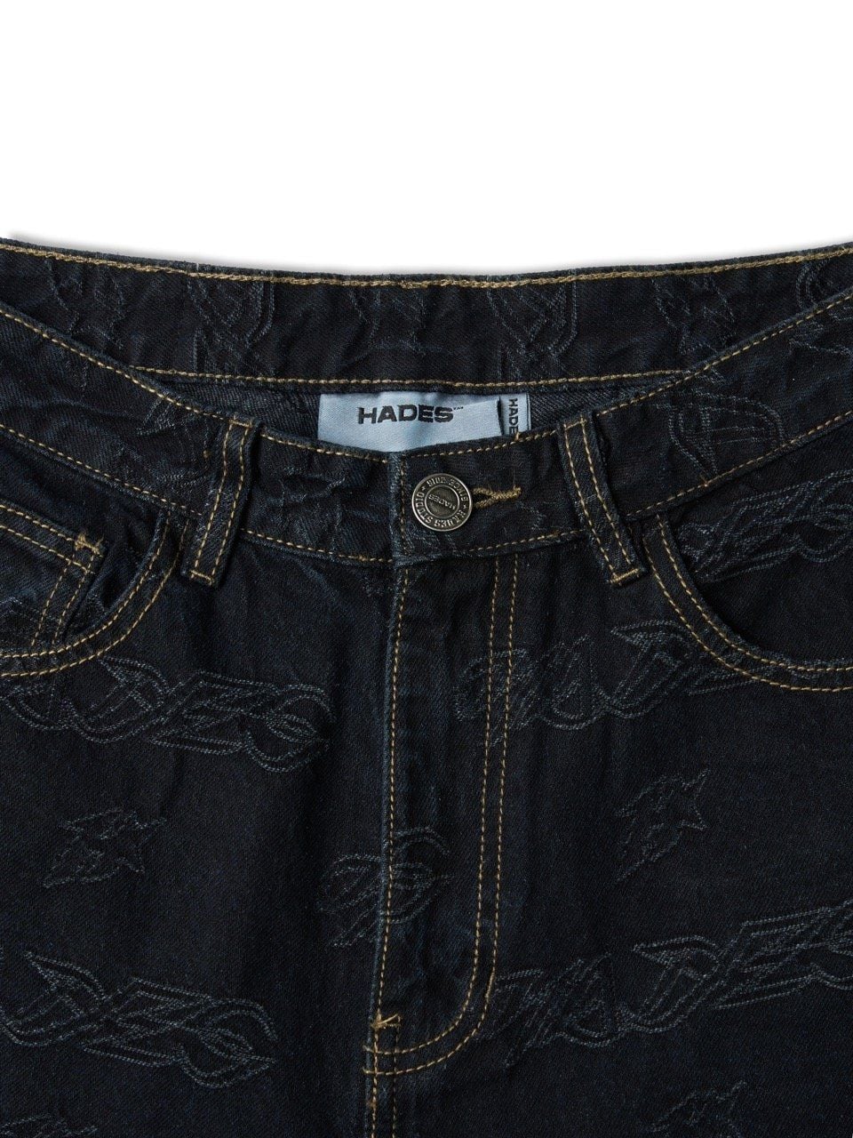  HADES REPEAT SCRIPT LOOSEFIT JEANS 