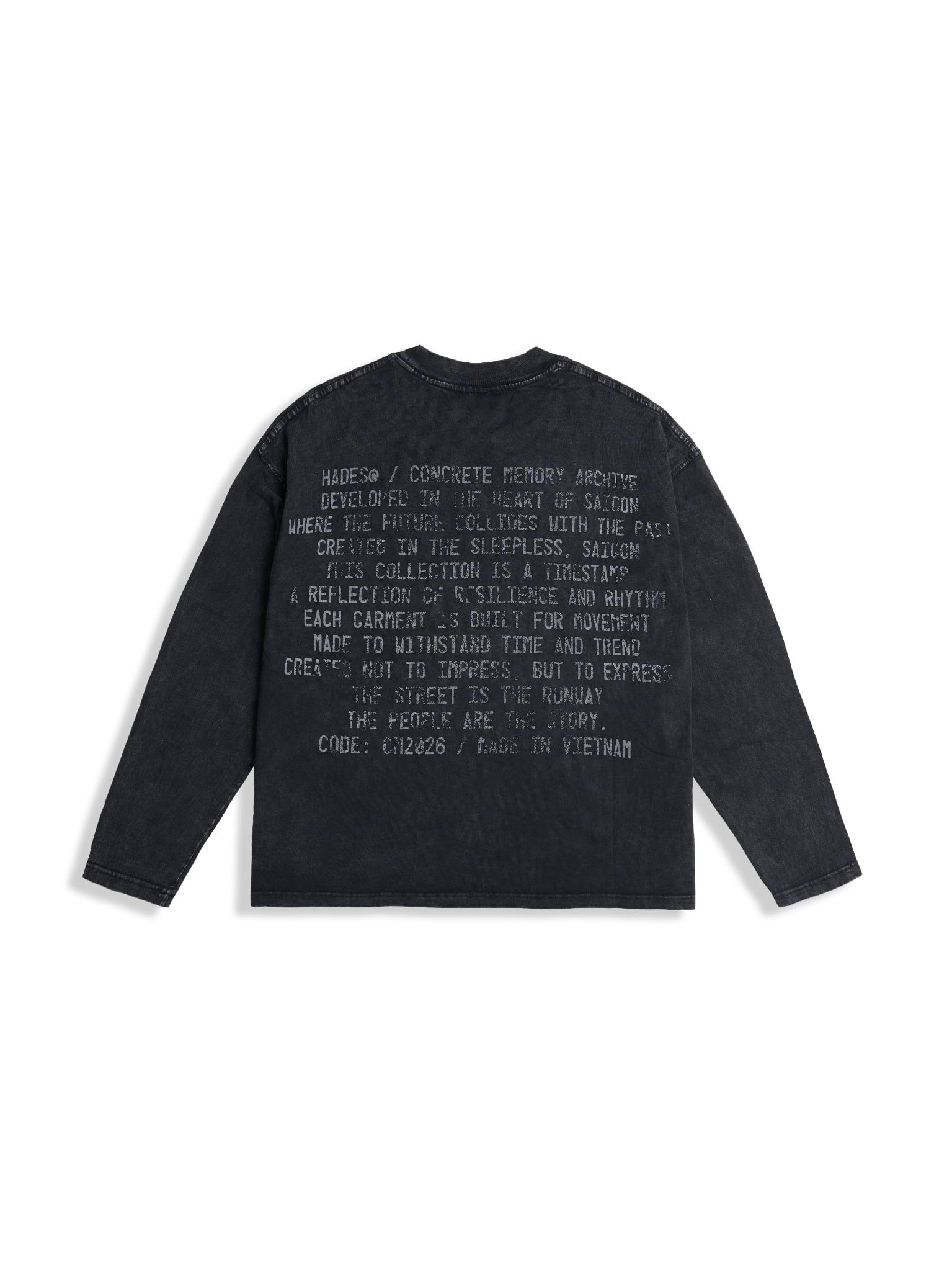  HADES STATEMENT WASH LONGSLEEVE 