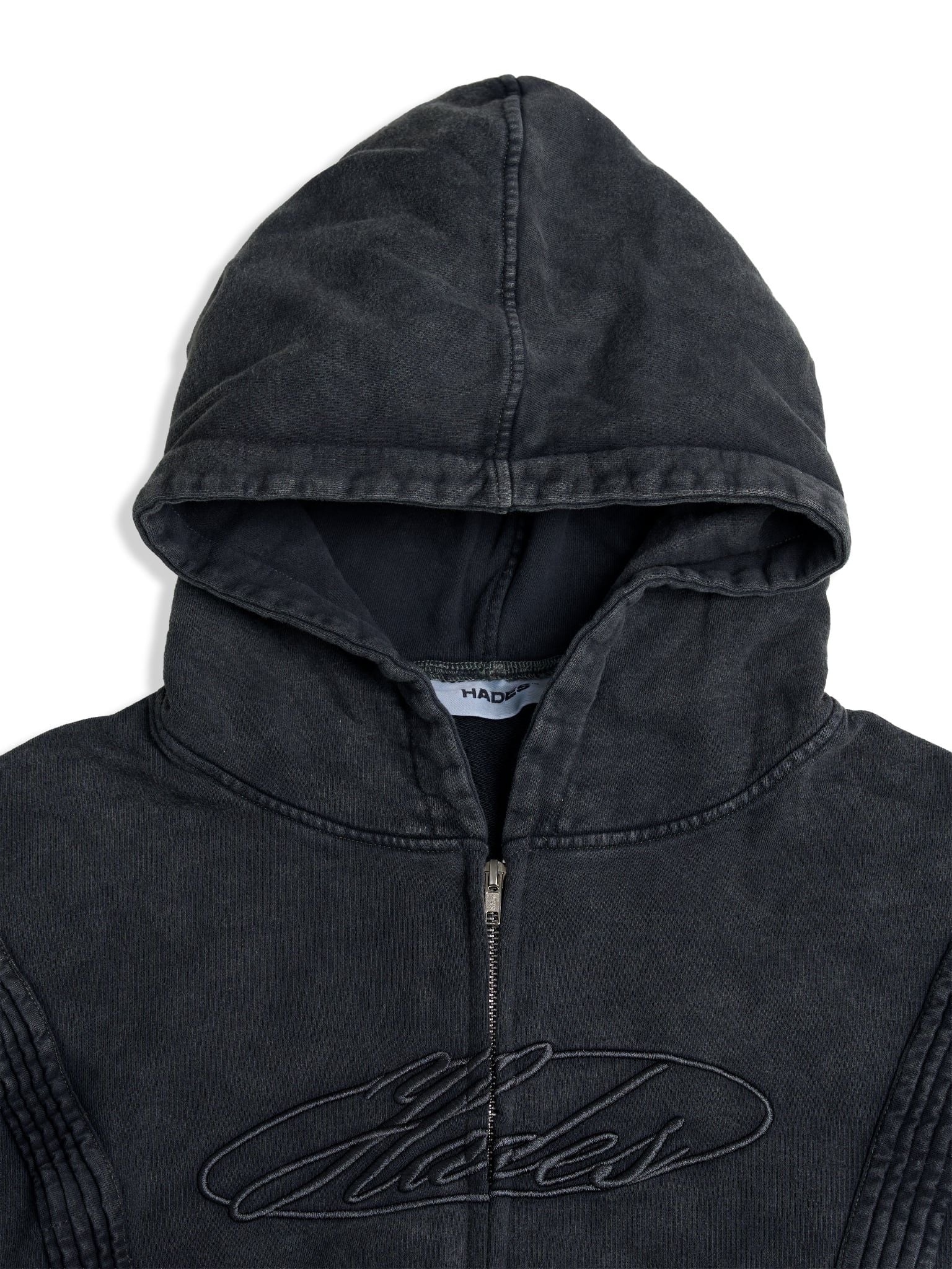  HADES CONTRAST SCRIPT HOODIE 