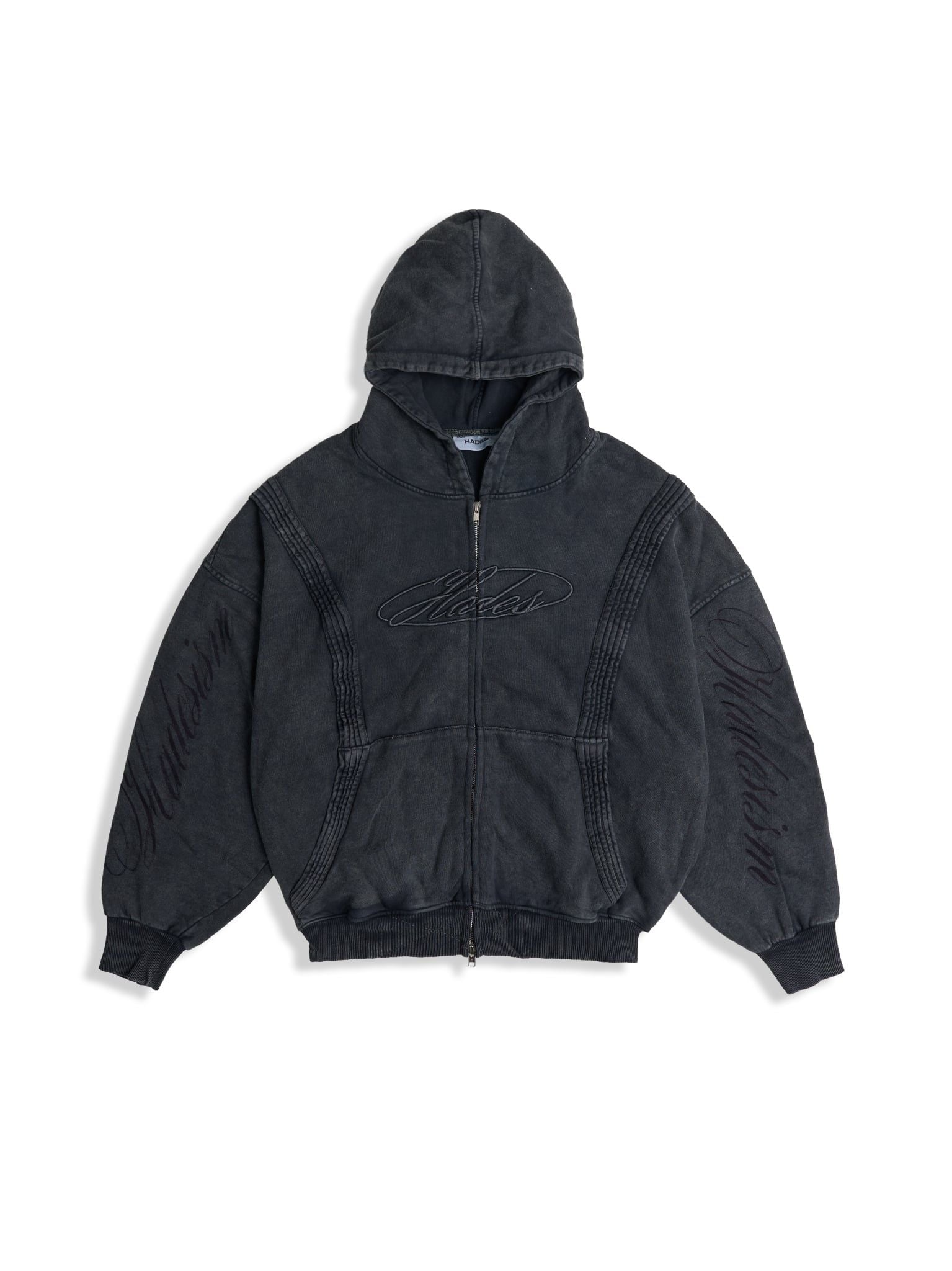  HADES CONTRAST SCRIPT HOODIE 