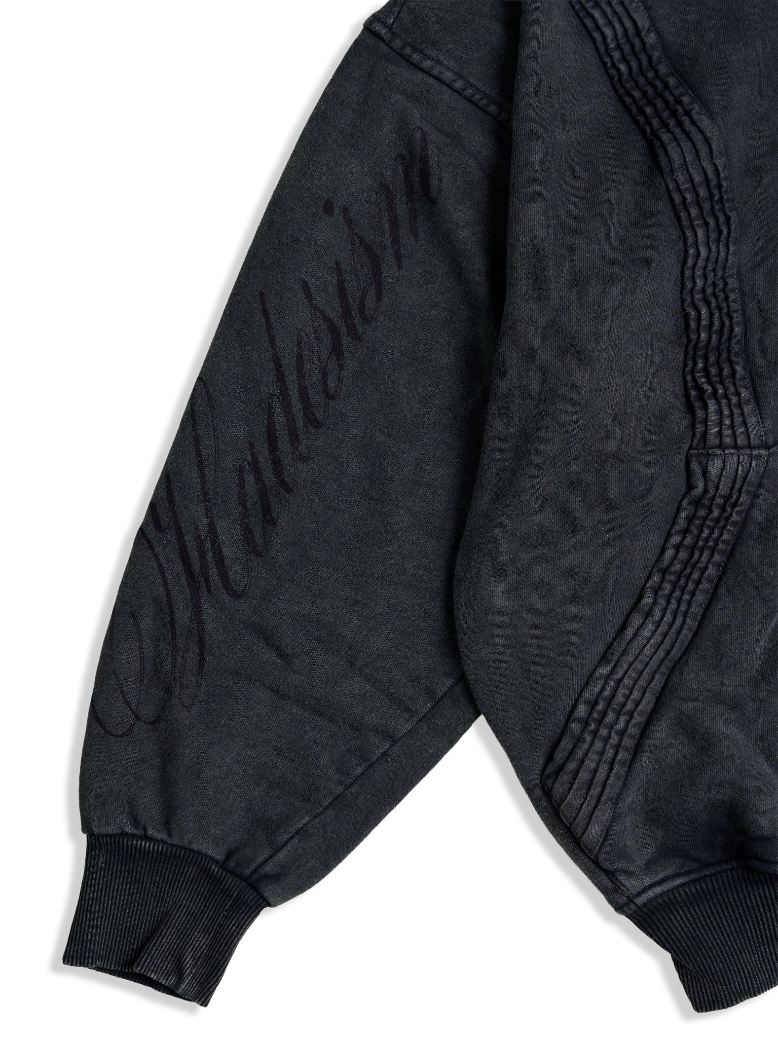  HADES CONTRAST SCRIPT HOODIE 