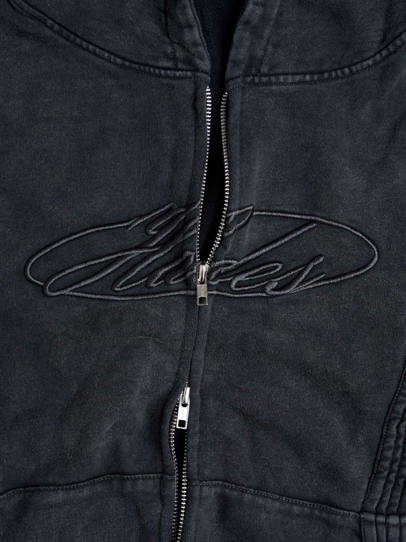  HADES CONTRAST SCRIPT HOODIE 